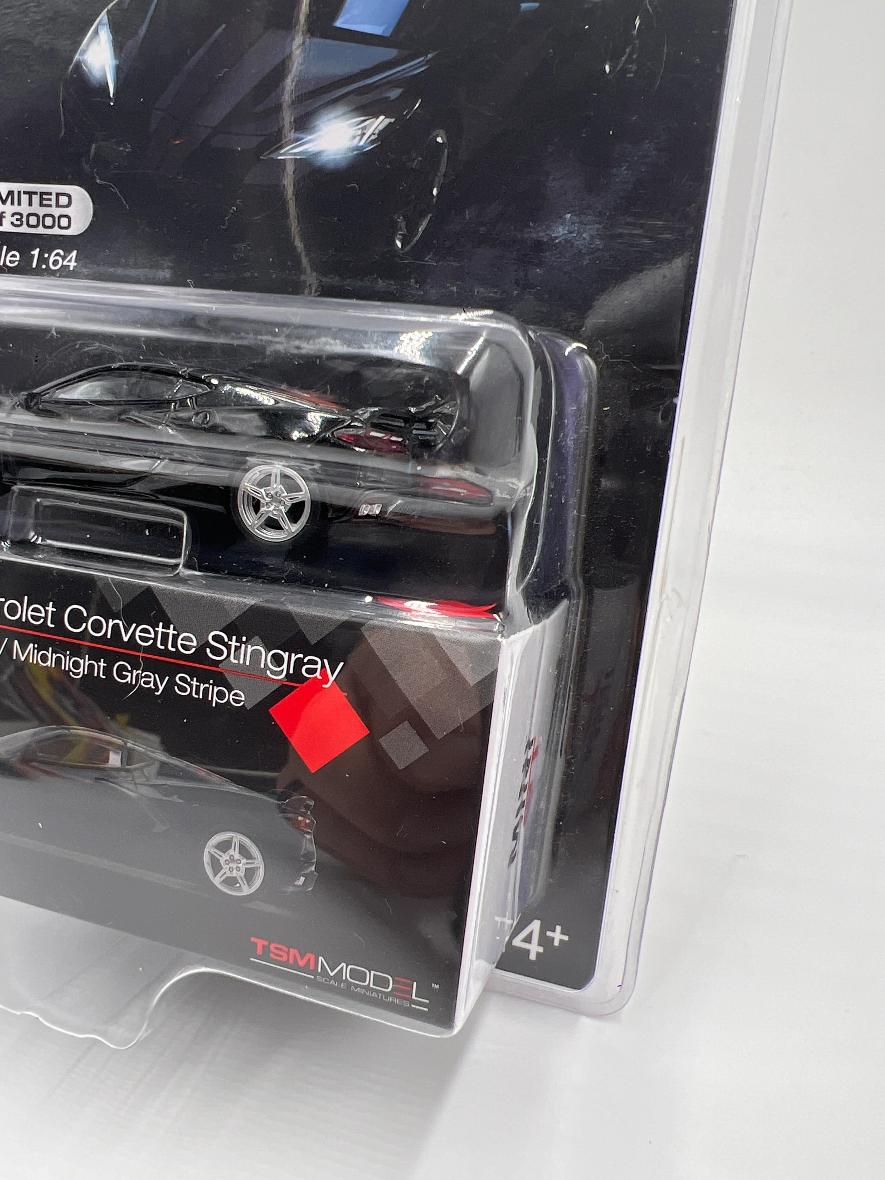 Mini GT Mijo Exclusives #153 Chevrolet Corvette Stingray Black - Image 4