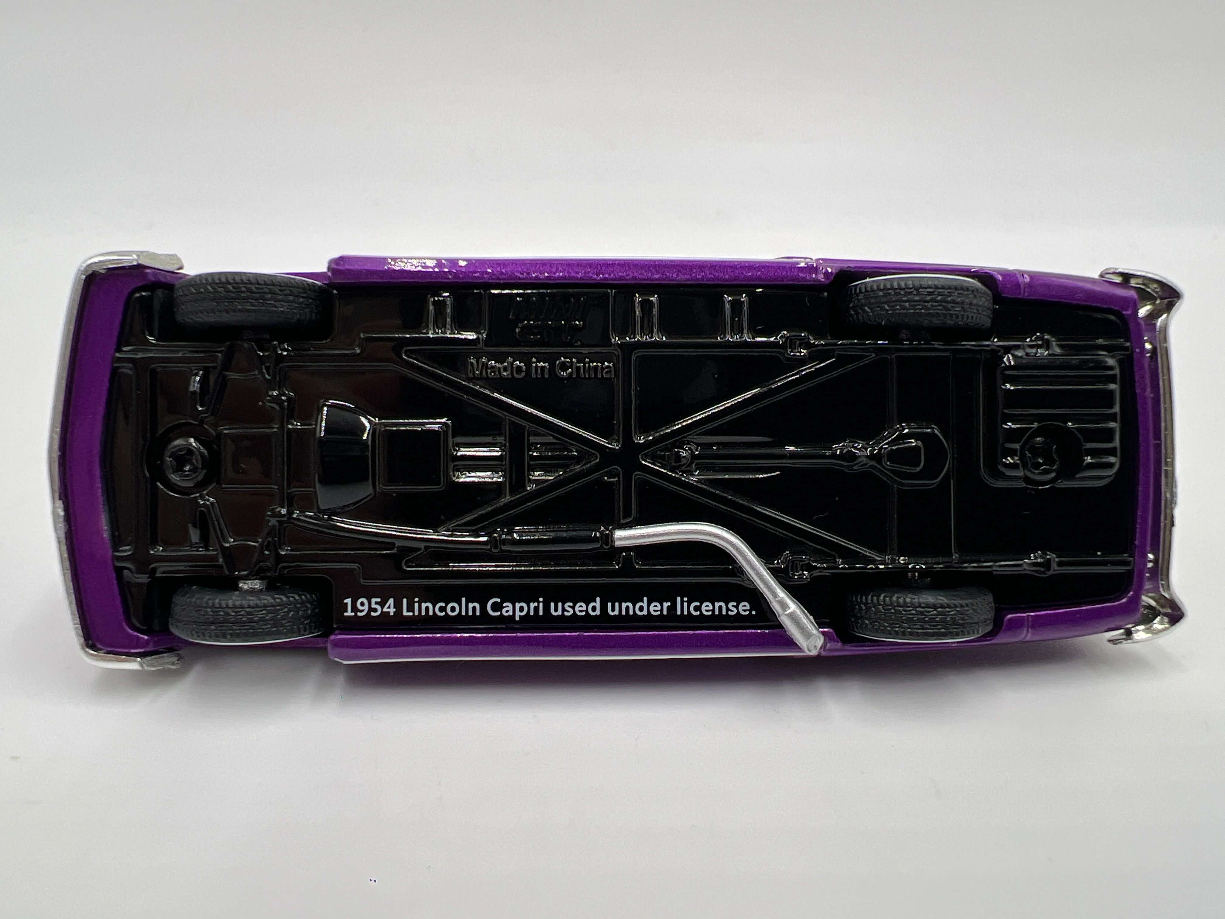 Mini GT Mijo Exclusives #757 Lincoln Capri Hot Rod 1954 Purple Opened - Image 6