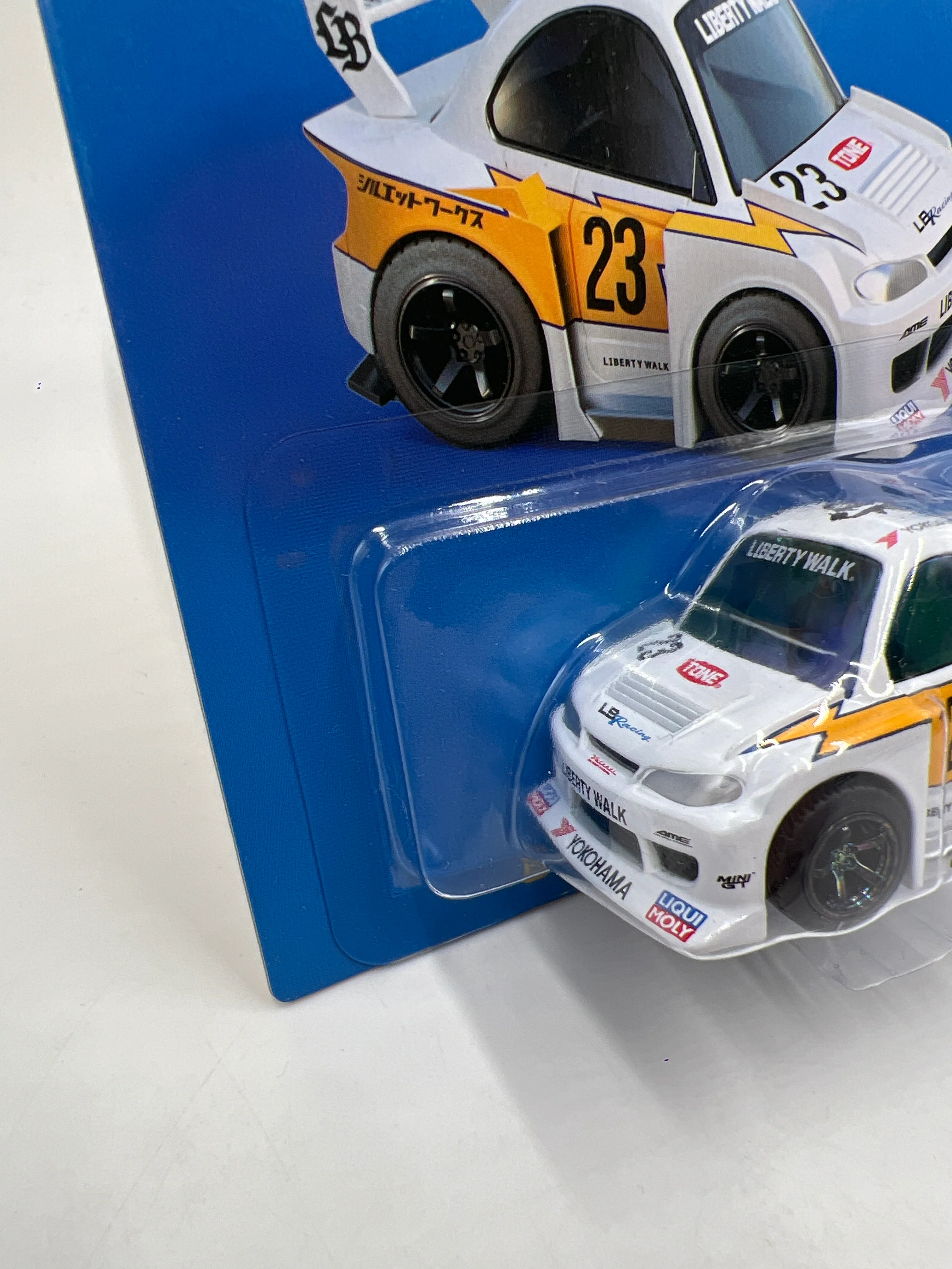 Mini GT Qube Carz CHASE 1/500 Liberty Walk #5 Nissan Silvia S15 LB-Super Silhouette Liberty Walk Presentation - Image 4