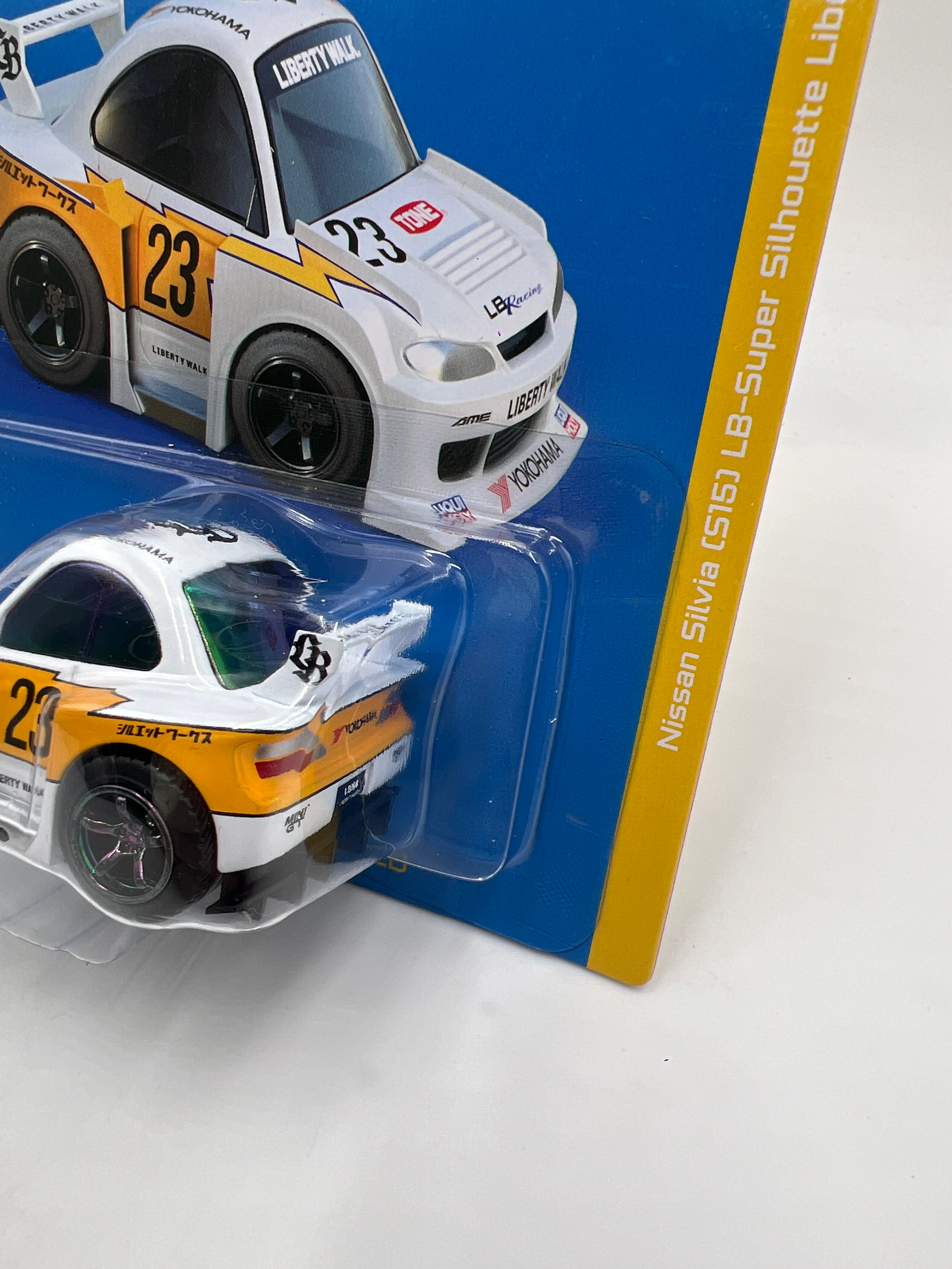 Mini GT Qube Carz CHASE 1/500 Liberty Walk #5 Nissan Silvia S15 LB-Super Silhouette Liberty Walk Presentation - Image 3