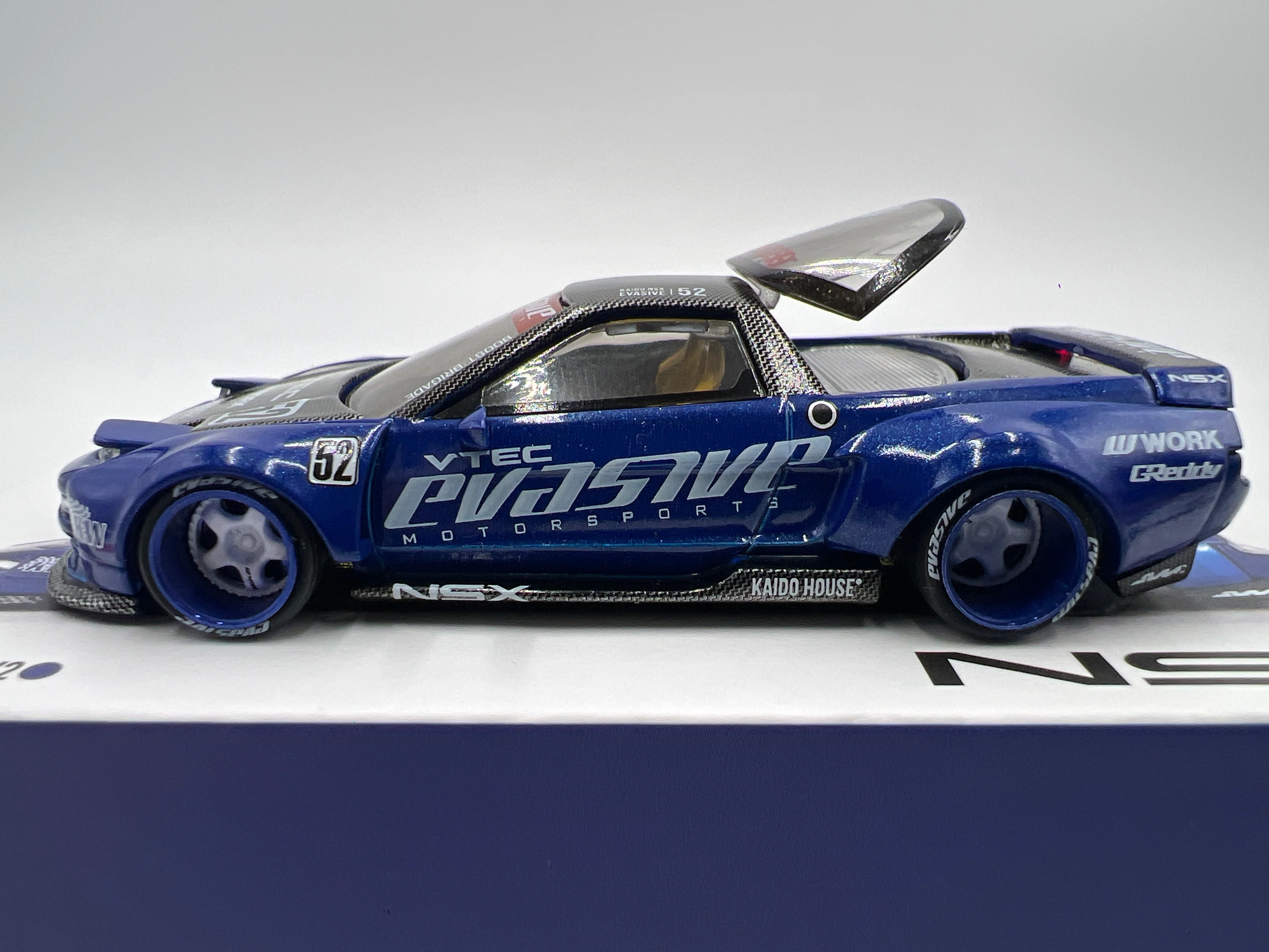 Mini GT x Kaido House #137 Honda NSX Evasive V2 Blue - Image 8