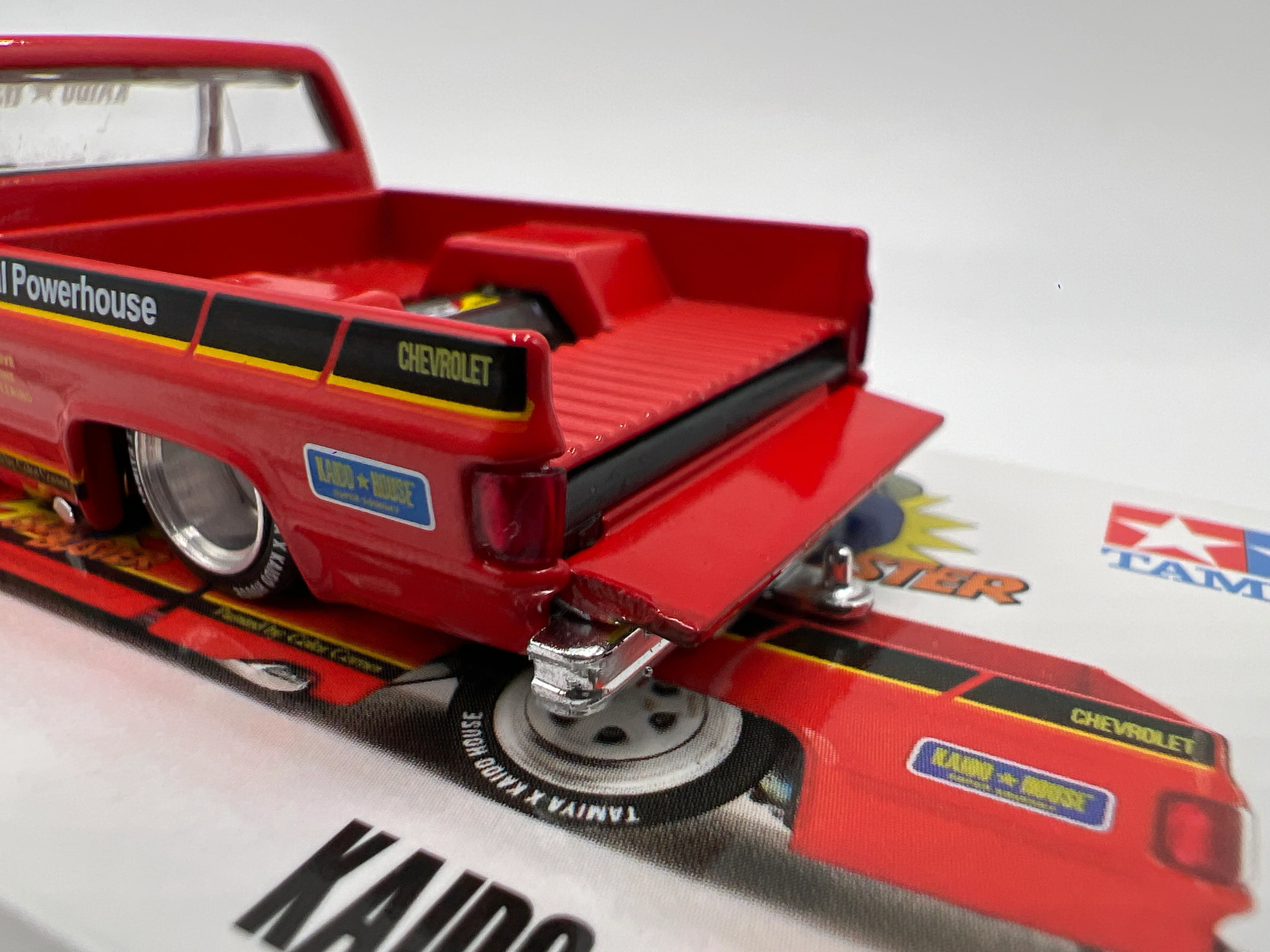Mini GT x Kaido House #130 Chevrolet Silverado Tamiya x Kaido House Clod Buster Orange - Image 6