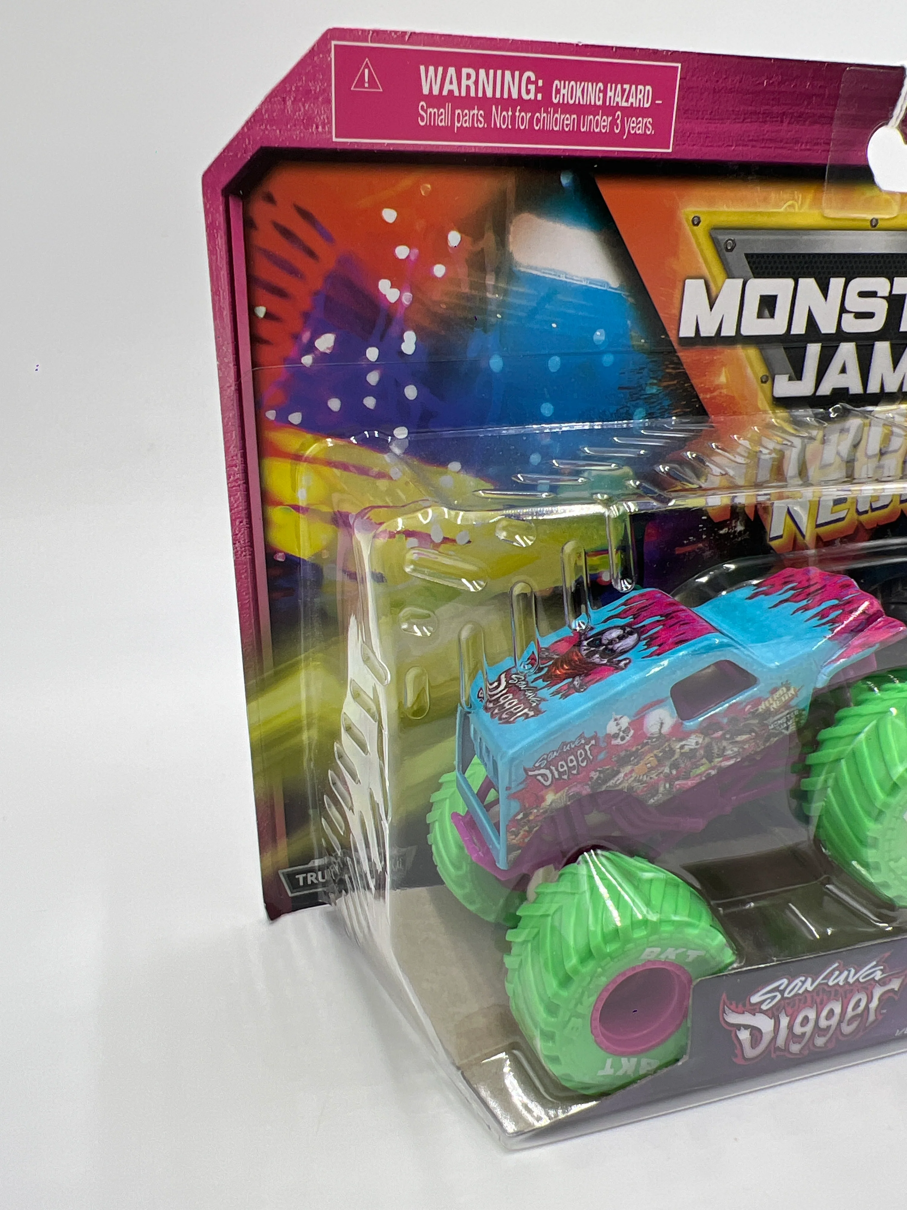 Monster Jam Nitro Neon Series 3 Walmart Exclusive Son-uva Digger Vs El Toro Loco - Image 5