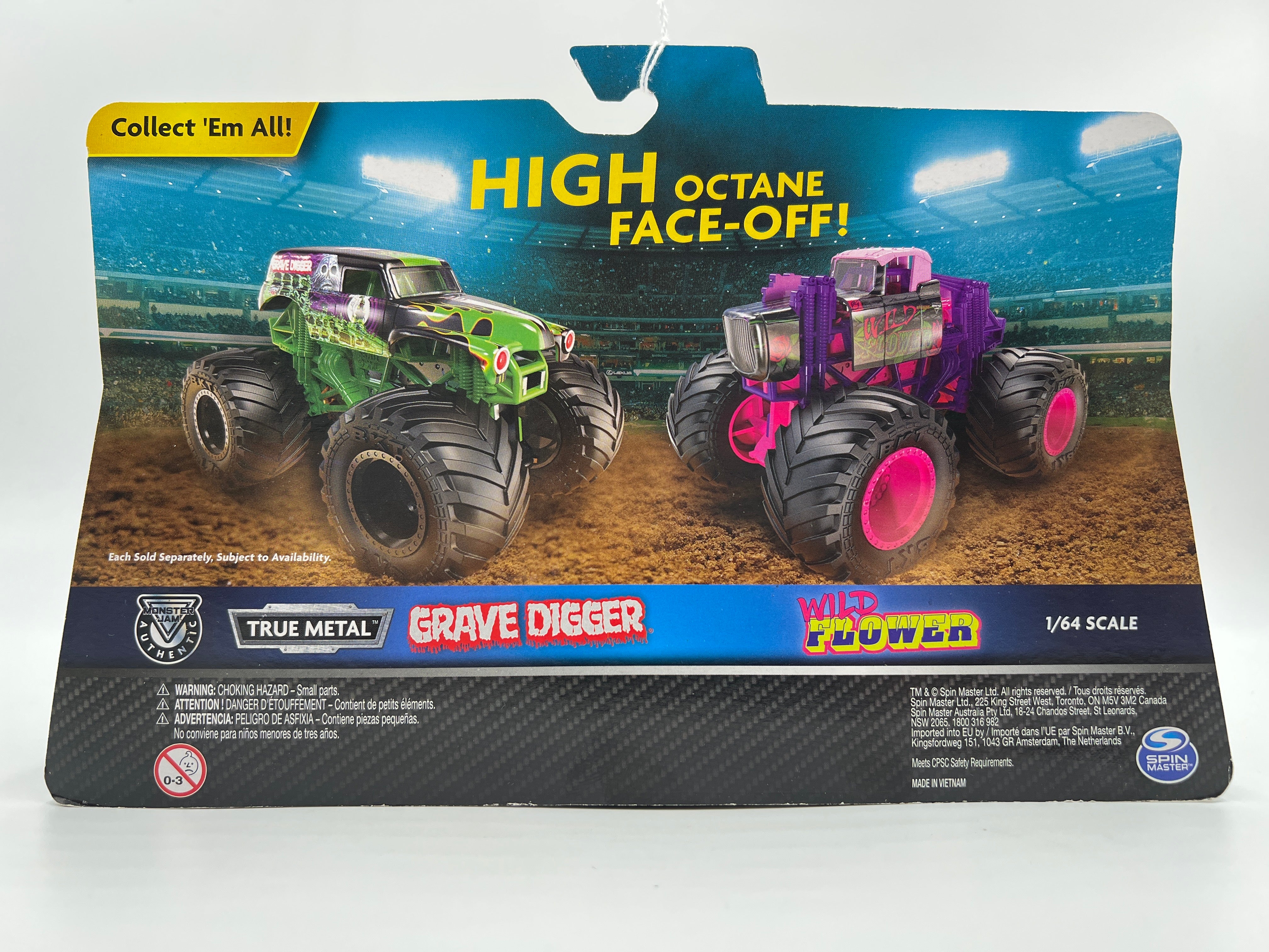 Monster Jam Double Down Showdown Brodozer & Gas Monkey Garage VHTF - Image 7