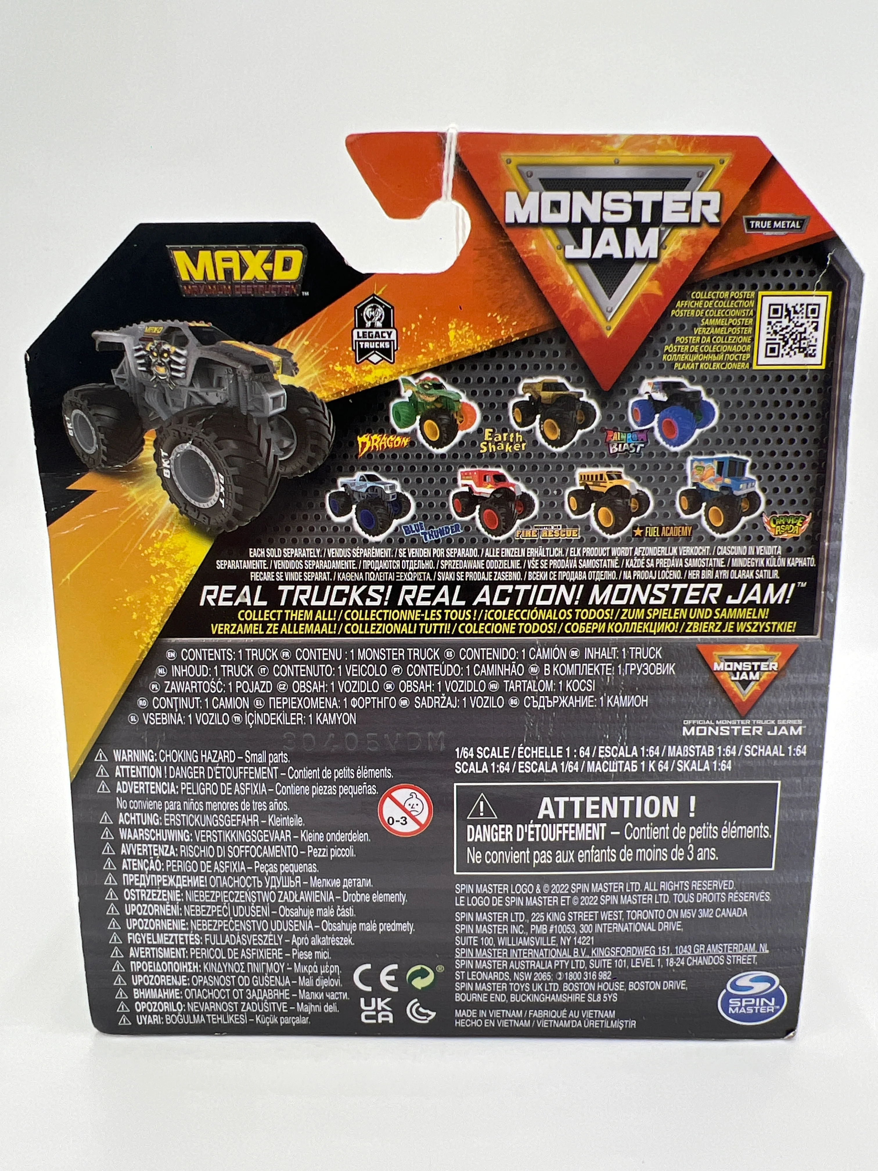 Monster Jam Series 30 Max-D Bad Card 125H - Image 9