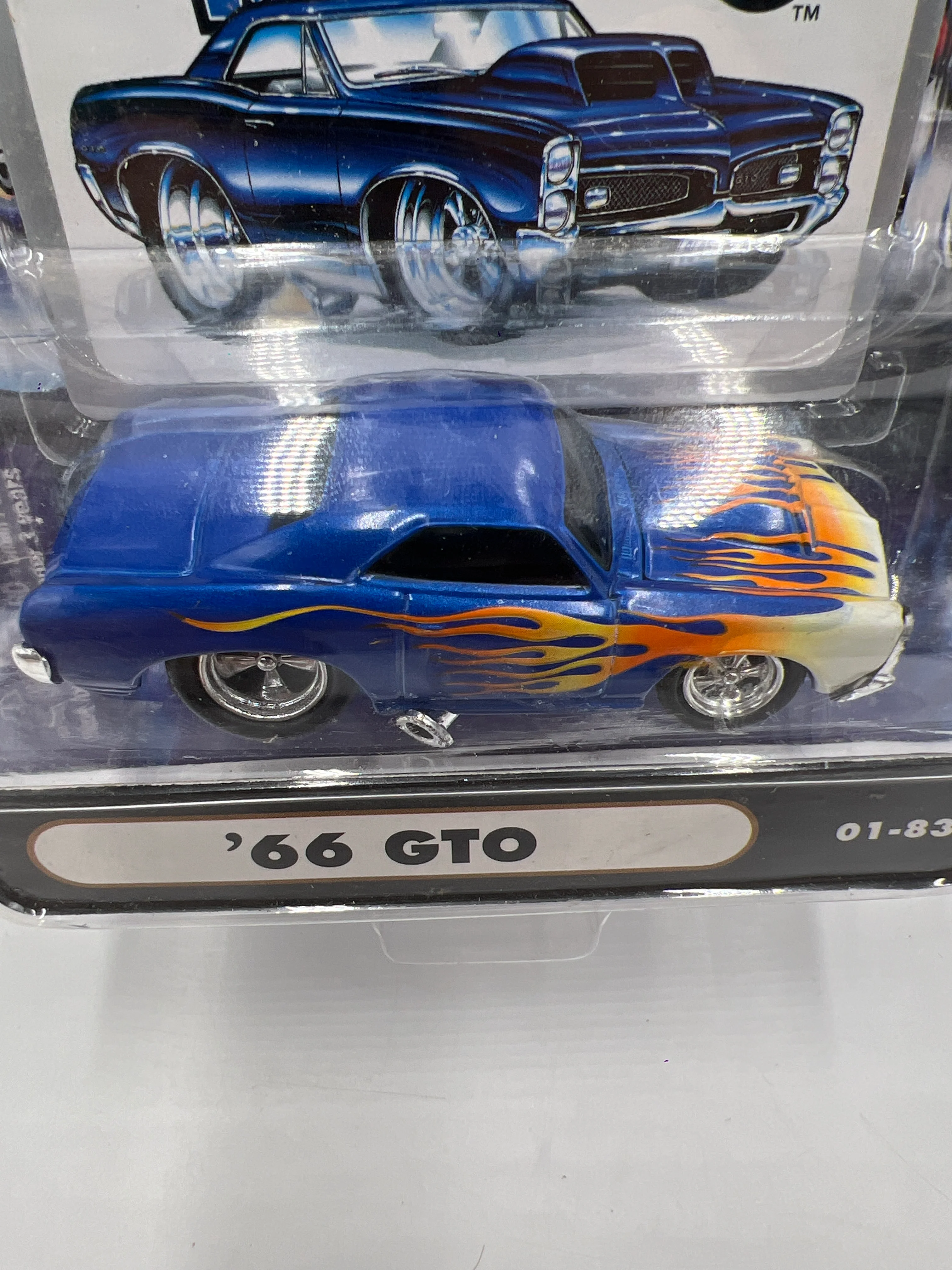 Muscle Machines 66 GTO Blue 01-83 222E - Image 3