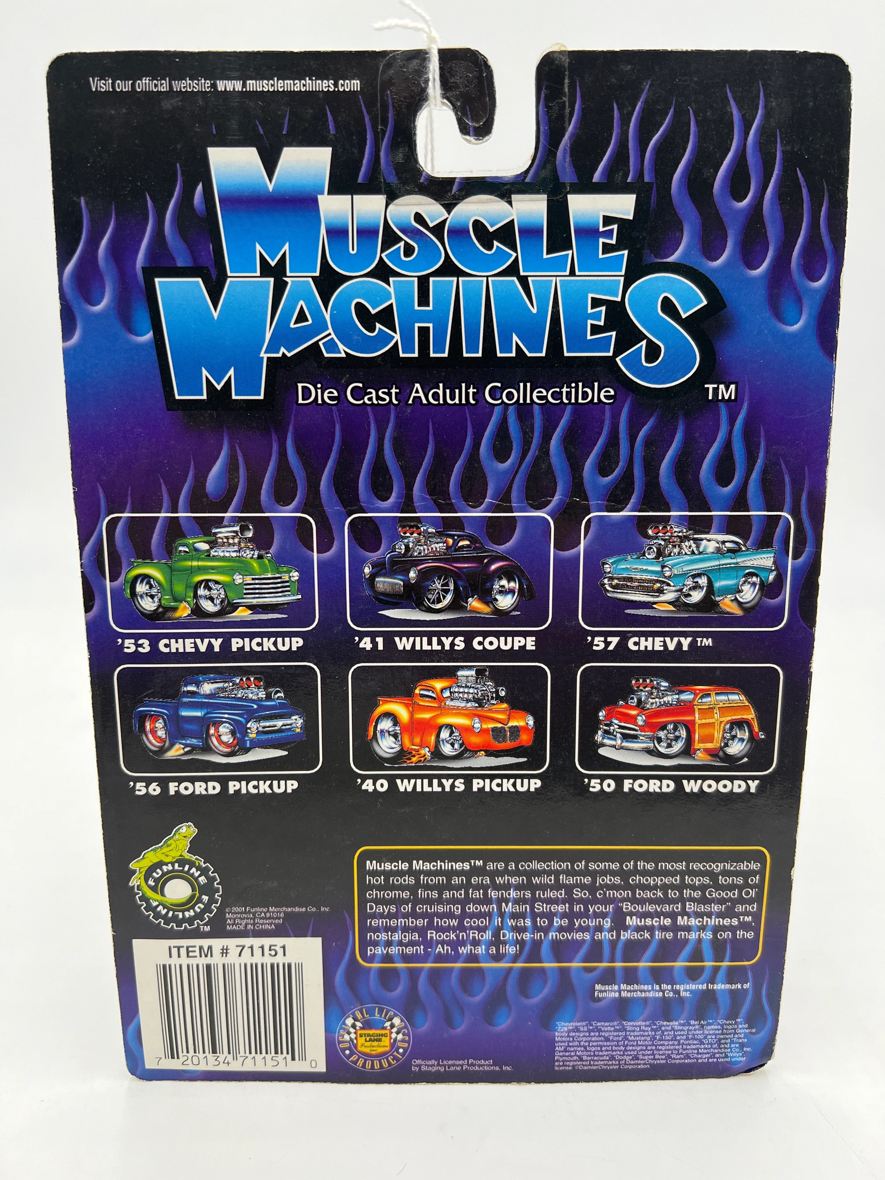 Muscle Machines 66 GTO Blue 01-83 222E - Image 6