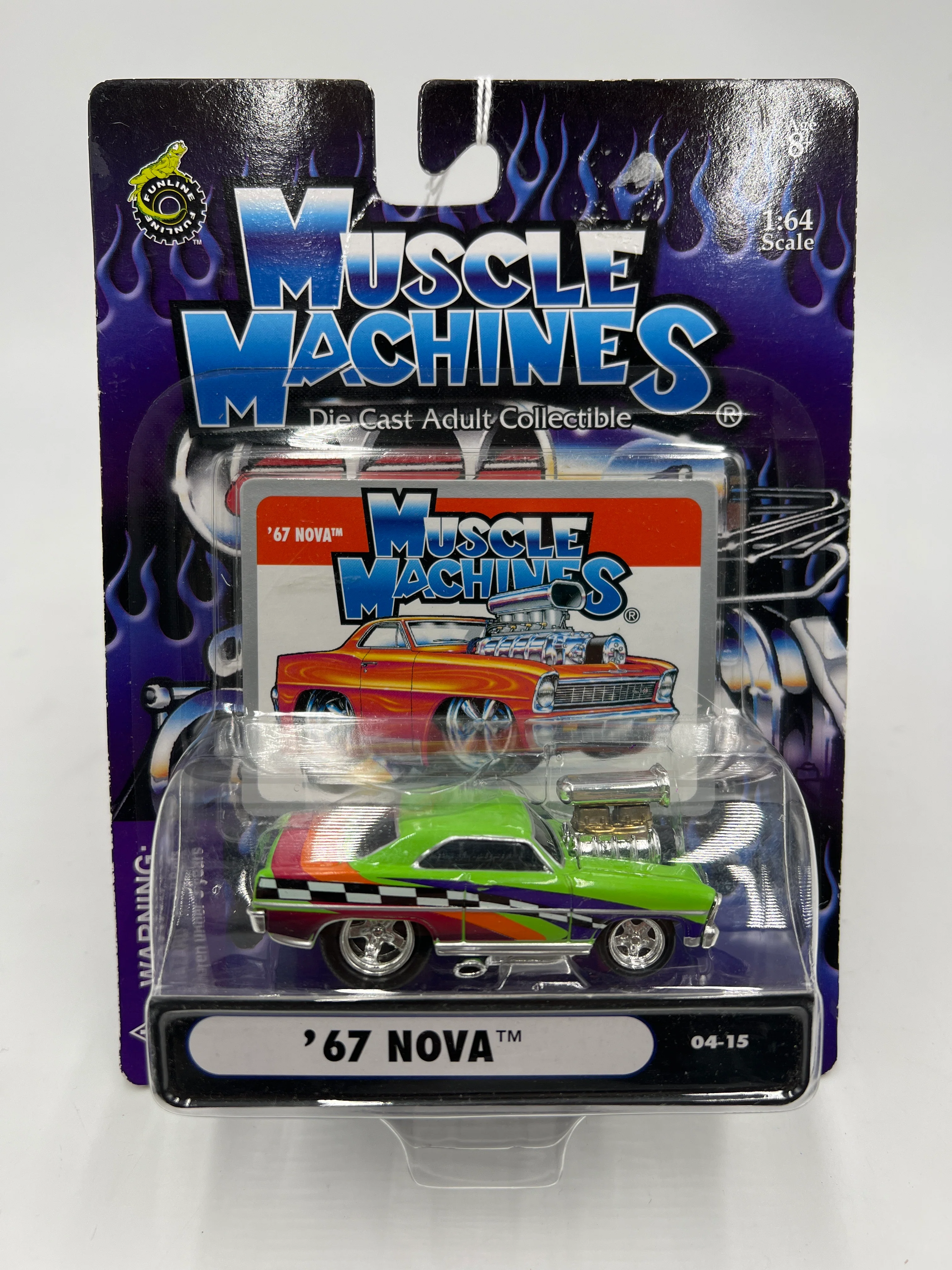 Muscle Machines 67 Nova Green 04-15 222E - Image 2