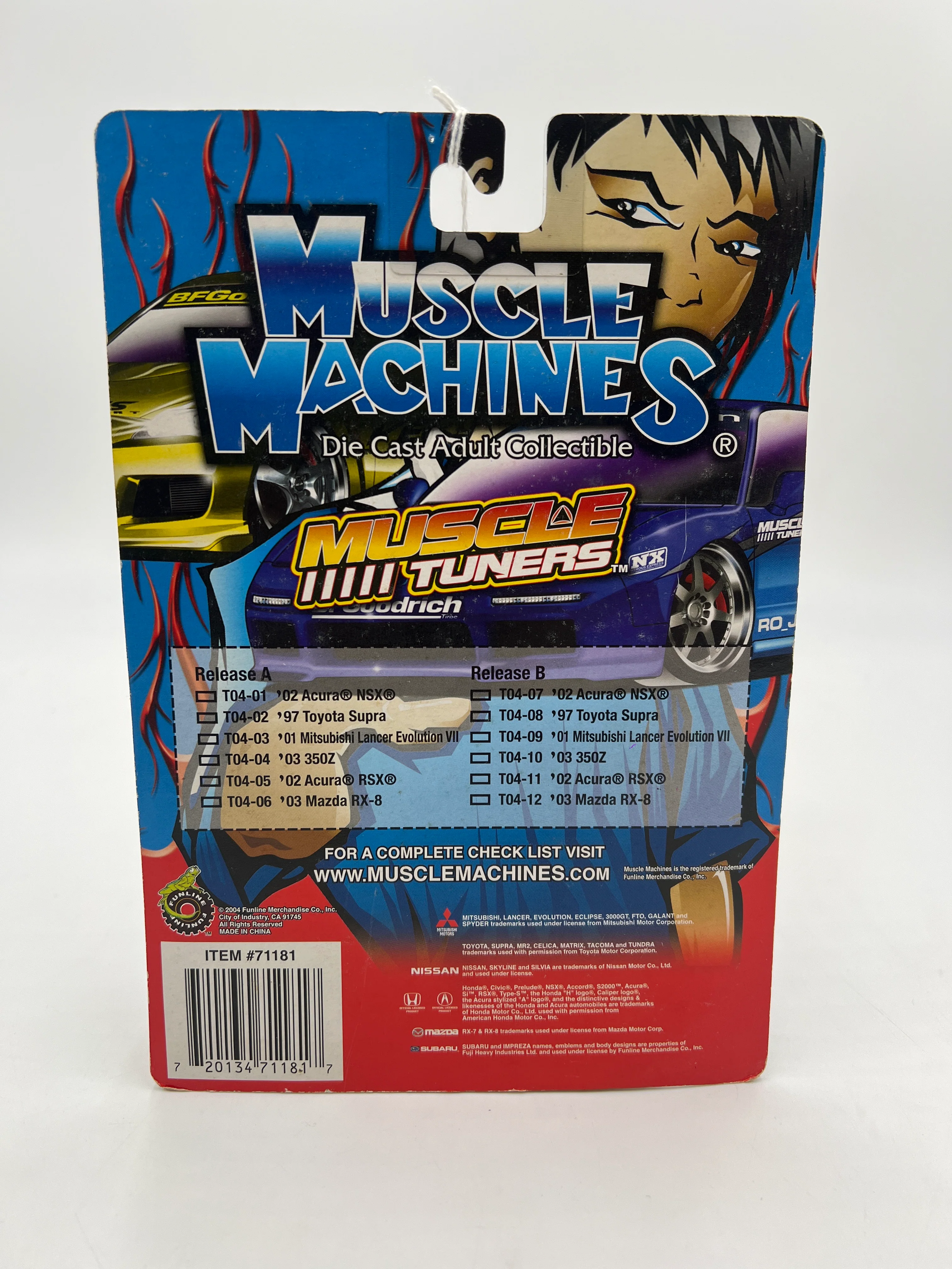 Muscle Machines Muscle Tuners 02 Acura NSX Blue *See Desc* - Image 7