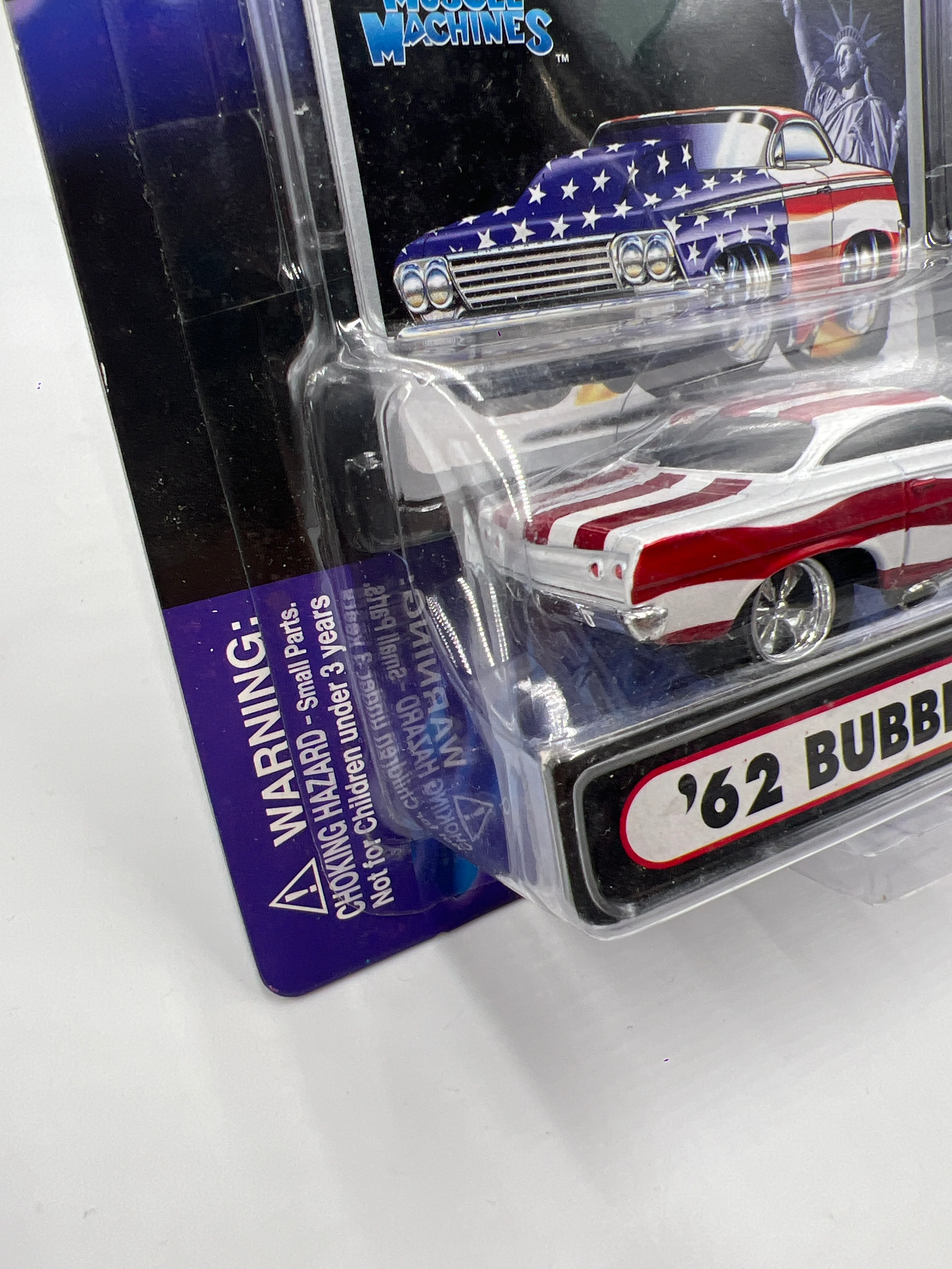 Muscle Machines 62 Bubble Top American Flag 02-75 222D - Image 5