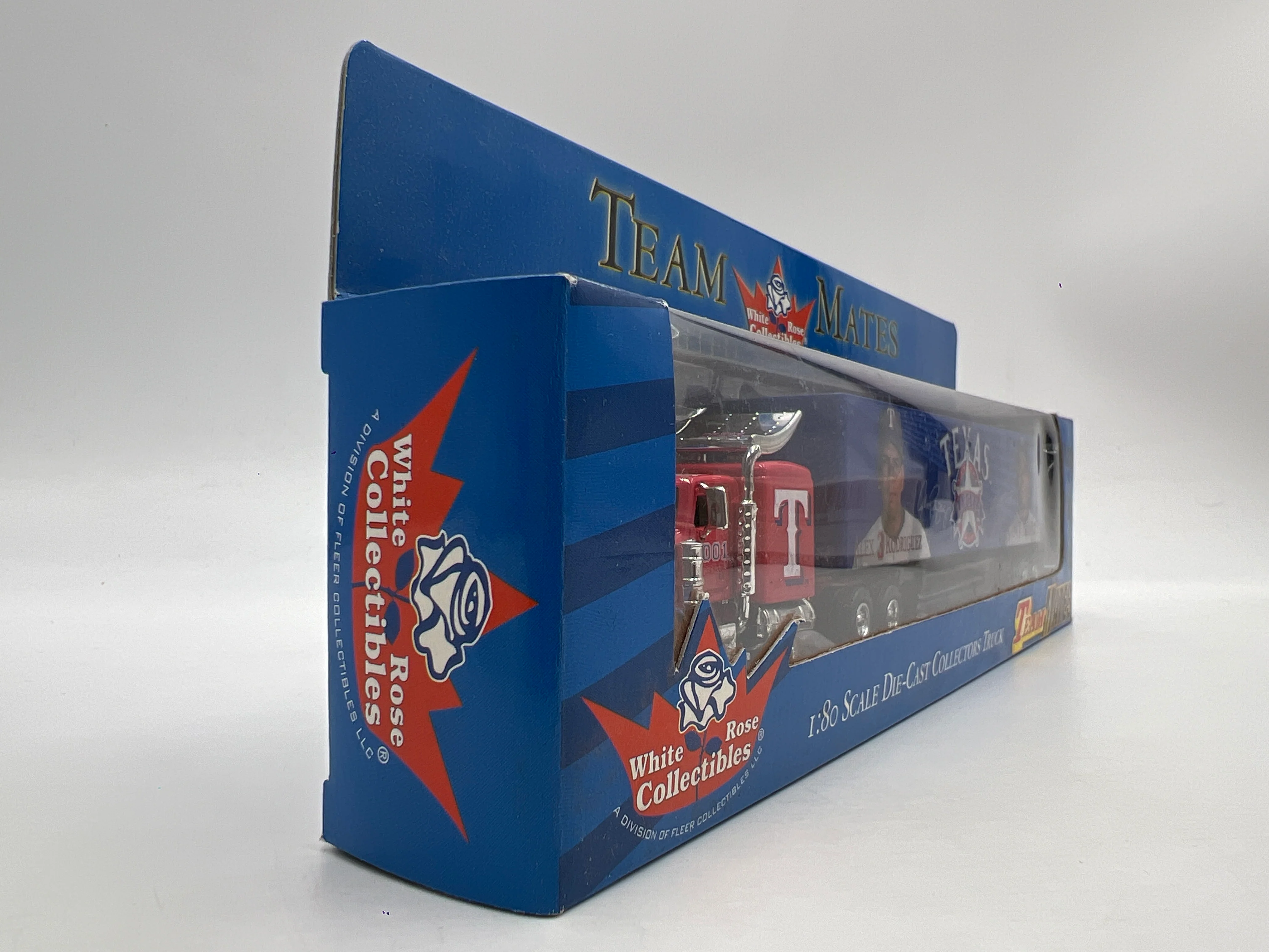 2001 White Rose Collectibles 1/80 Scale Team Mates Limited Edition Texas Rangers Semi - Image 5