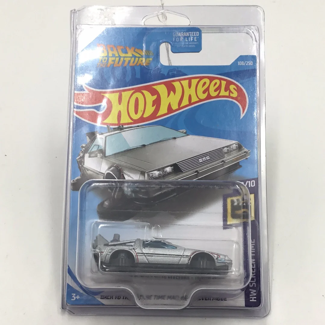 2019 hot wheels #108 Back to the future Time Machine hover mode 118B - Image 6