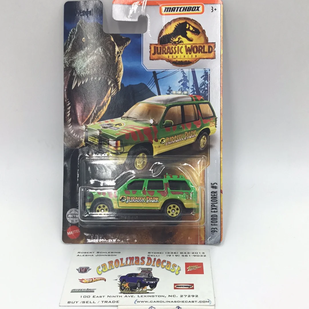 2022 Matchbox Jurassic World ‘93 Ford Explorer #5