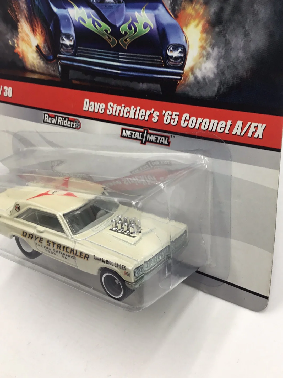 Hot wheels drag strip demons 10/30 Dave Stricklers 1965 Dodge Coronet A/FX - Image 4