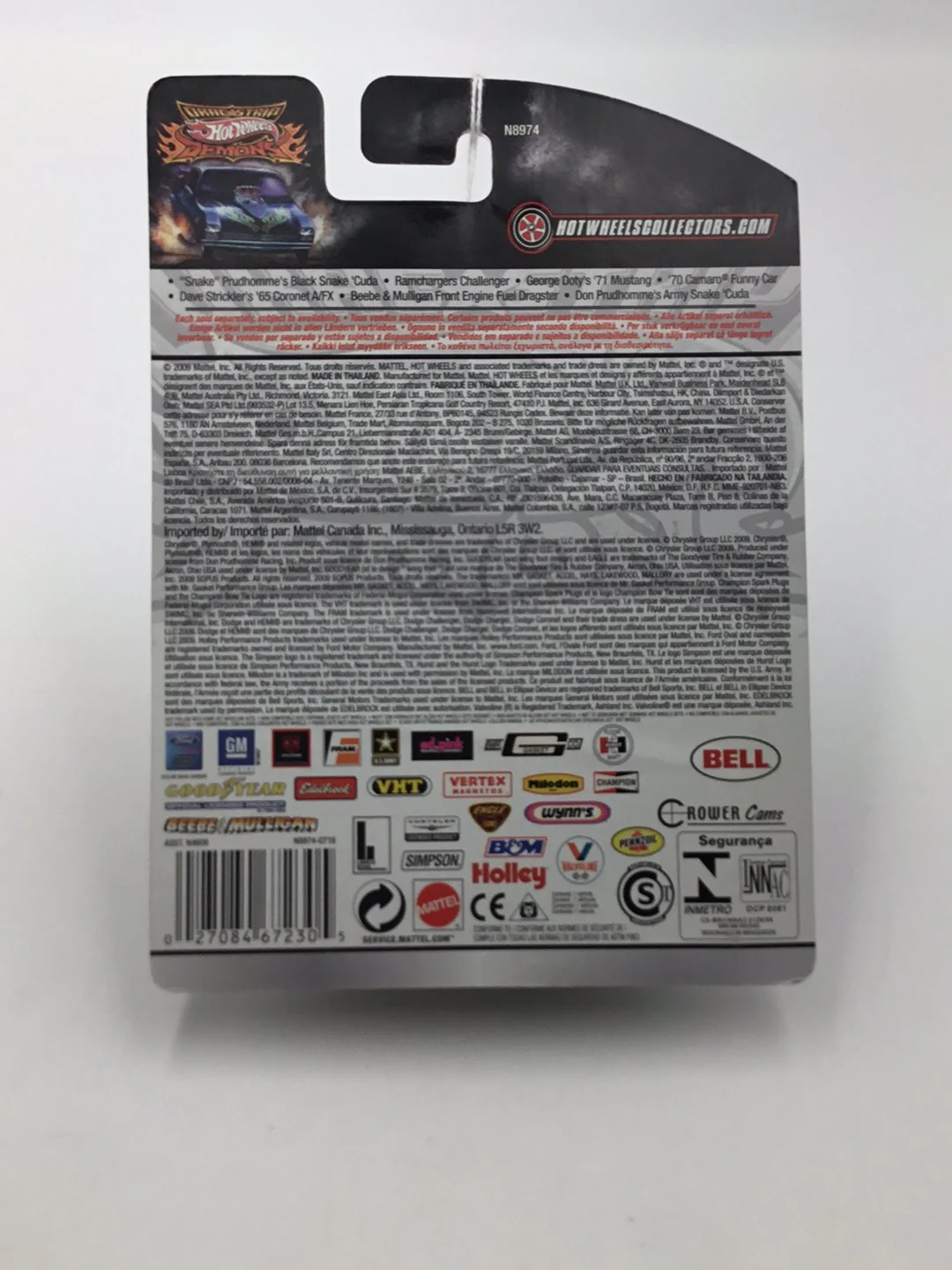 Hot wheels drag strip demons 10/30 Dave Stricklers 1965 Dodge Coronet A/FX - Image 5