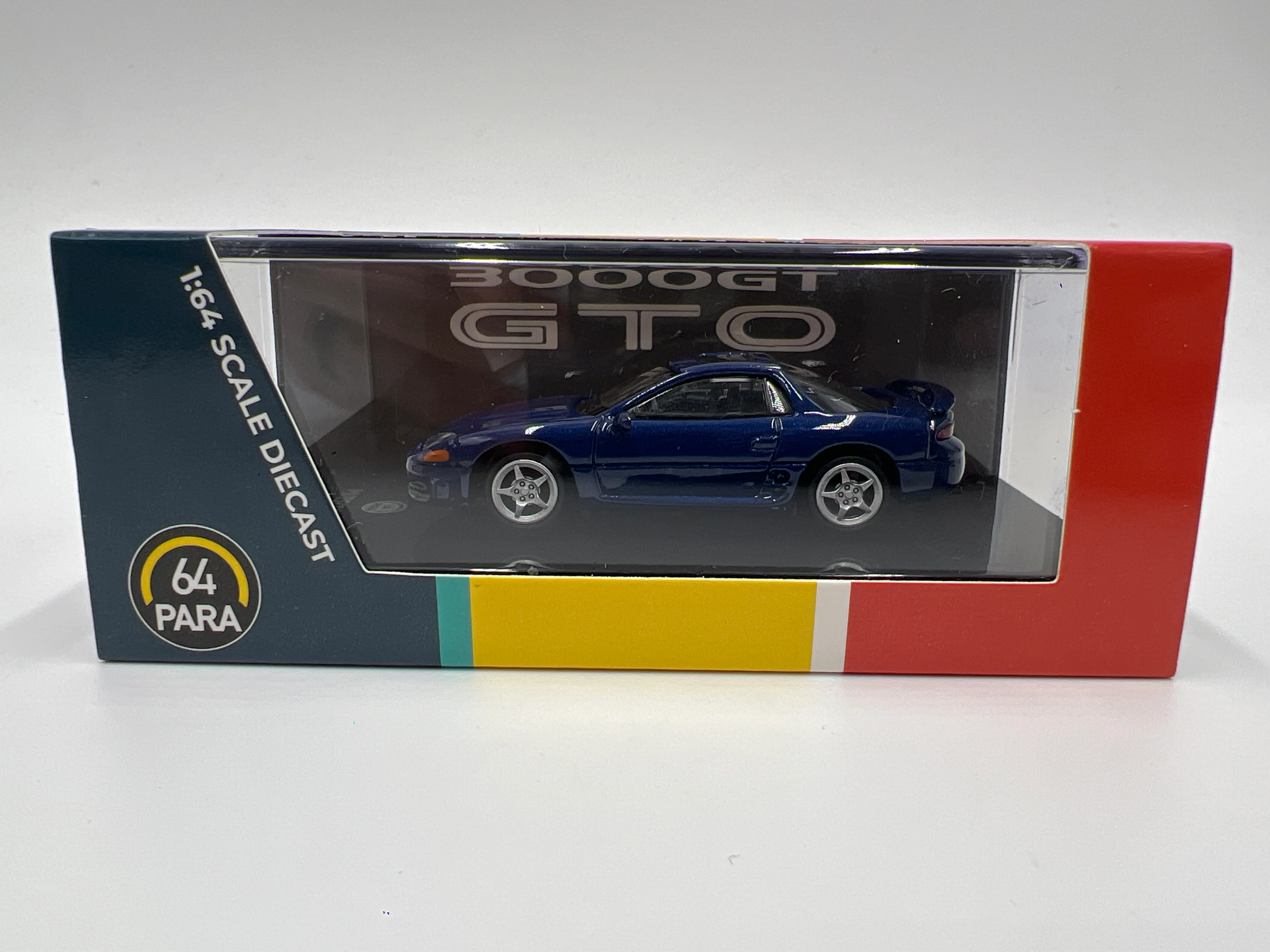 Para64 1:64 Scale Diecast Mitsubishi Motors Mitsubishi 3000GT GTO Mariana Blue - Image 2