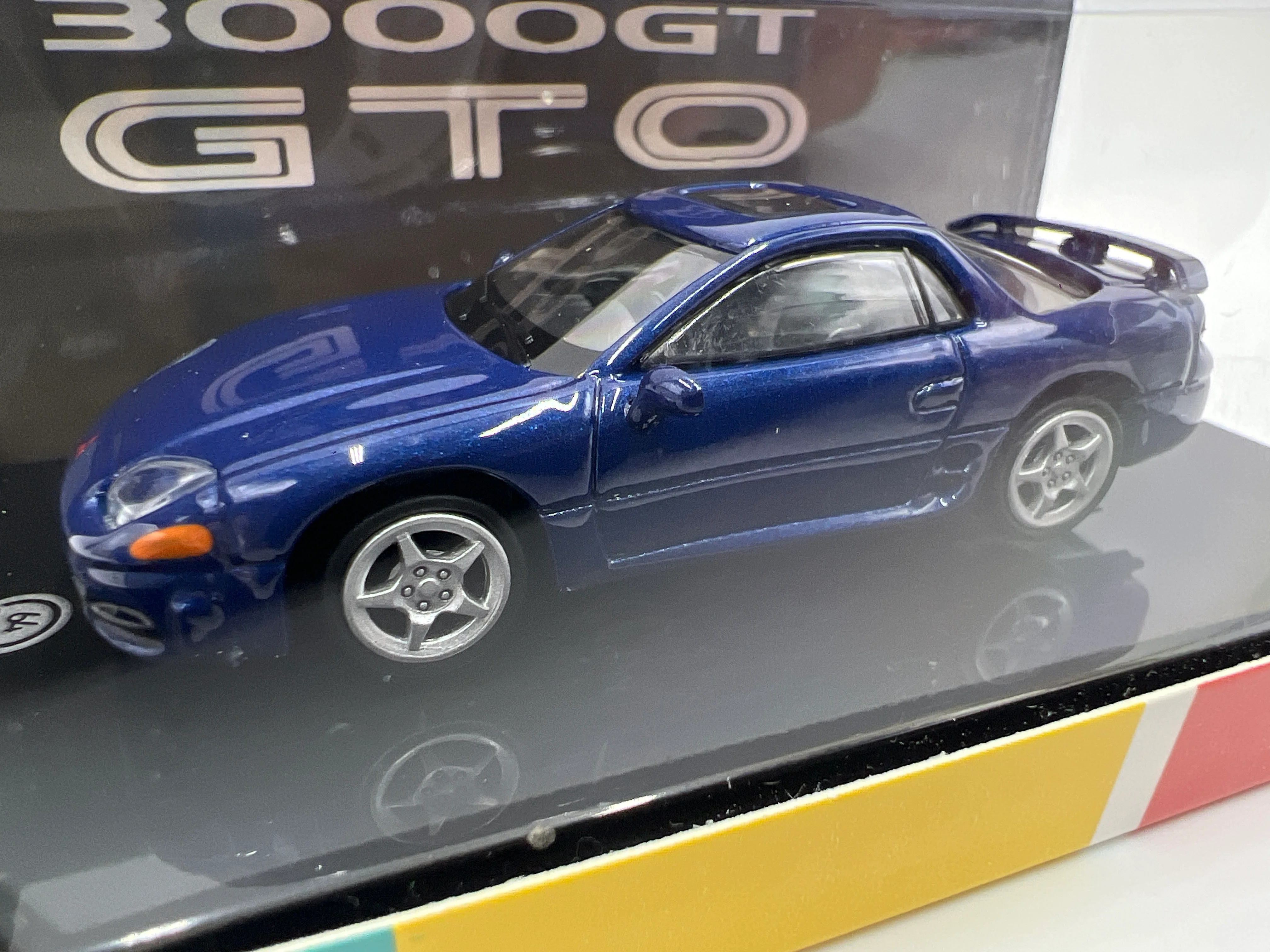 Para64 1:64 Scale Diecast Mitsubishi Motors Mitsubishi 3000GT GTO Mariana Blue - Image 3