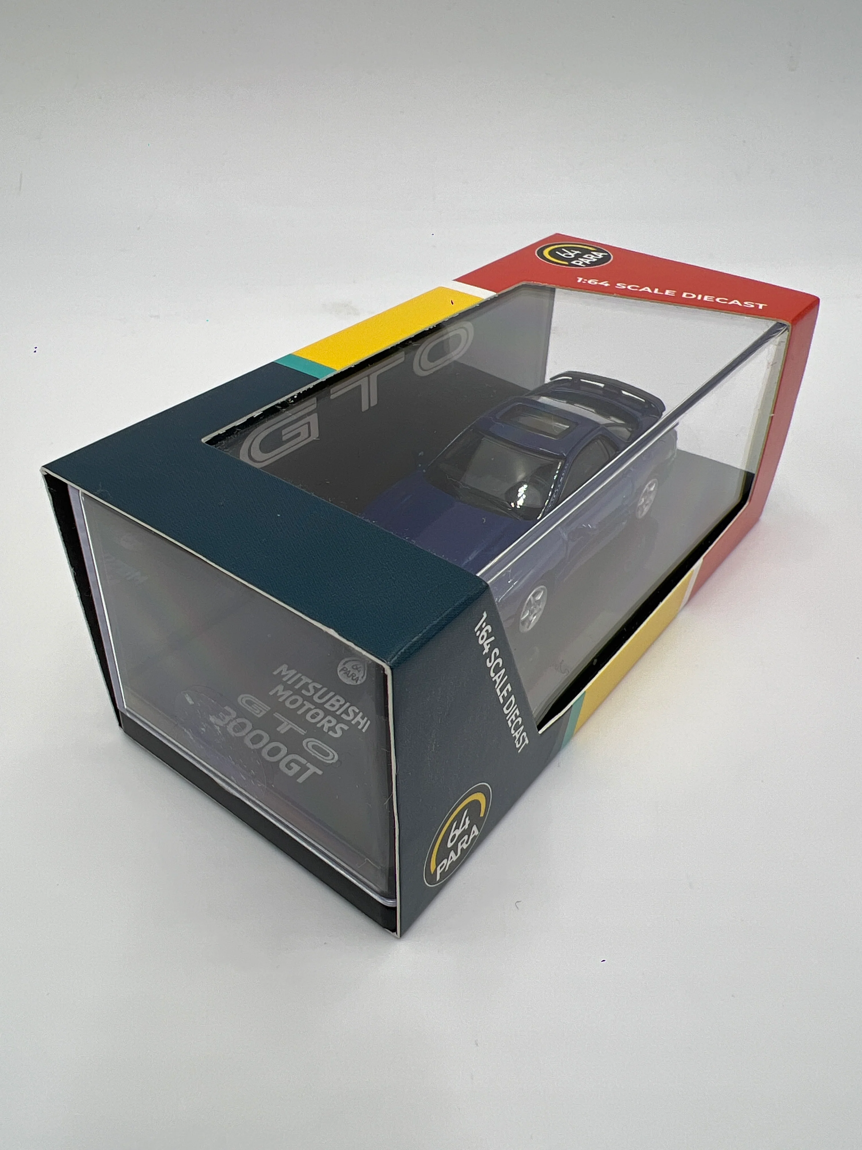 Para64 1:64 Scale Diecast Mitsubishi Motors Mitsubishi 3000GT GTO Mariana Blue - Image 4