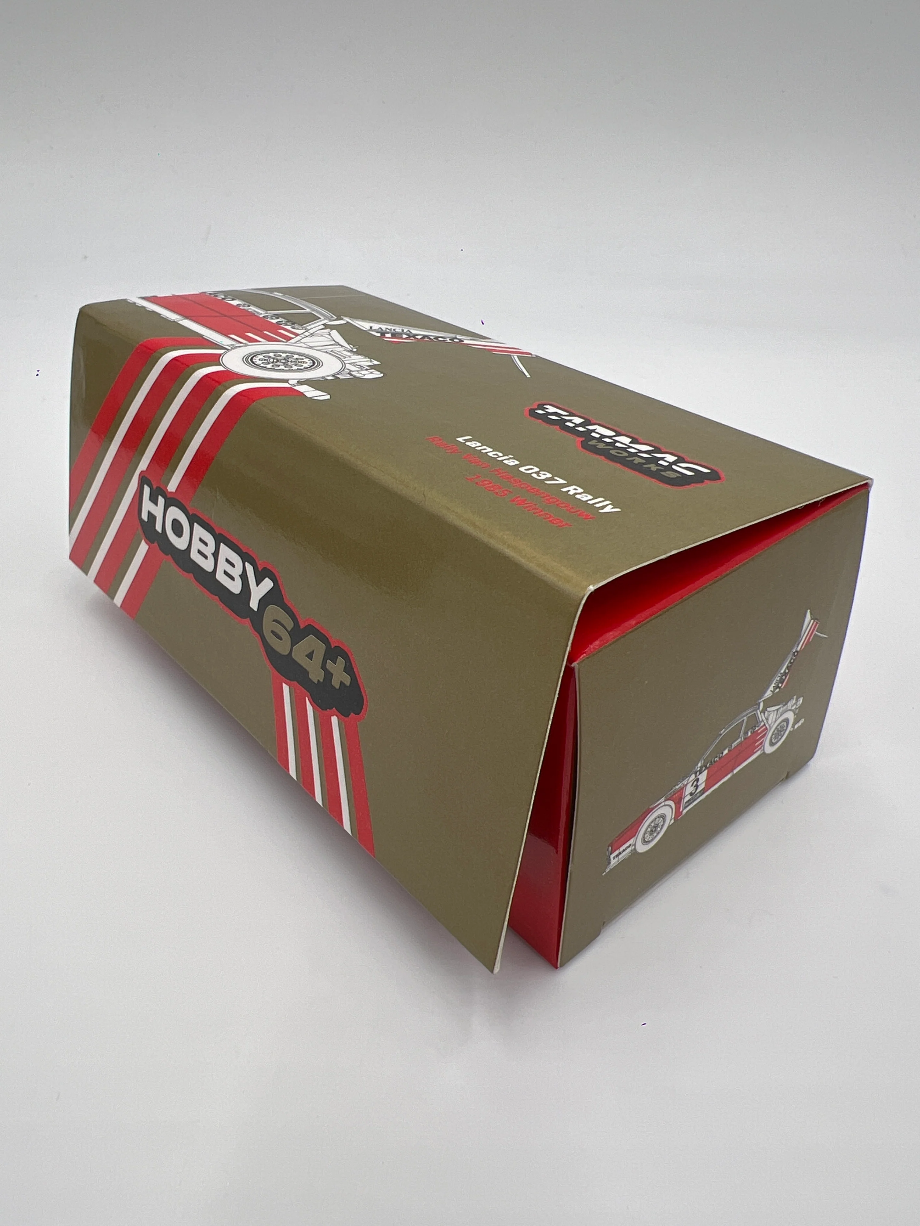 Tarmac Works 1/64 Texaco 1985 #3 Winner Rally Van Haspengouw Lancia 037 Rally - Image 7