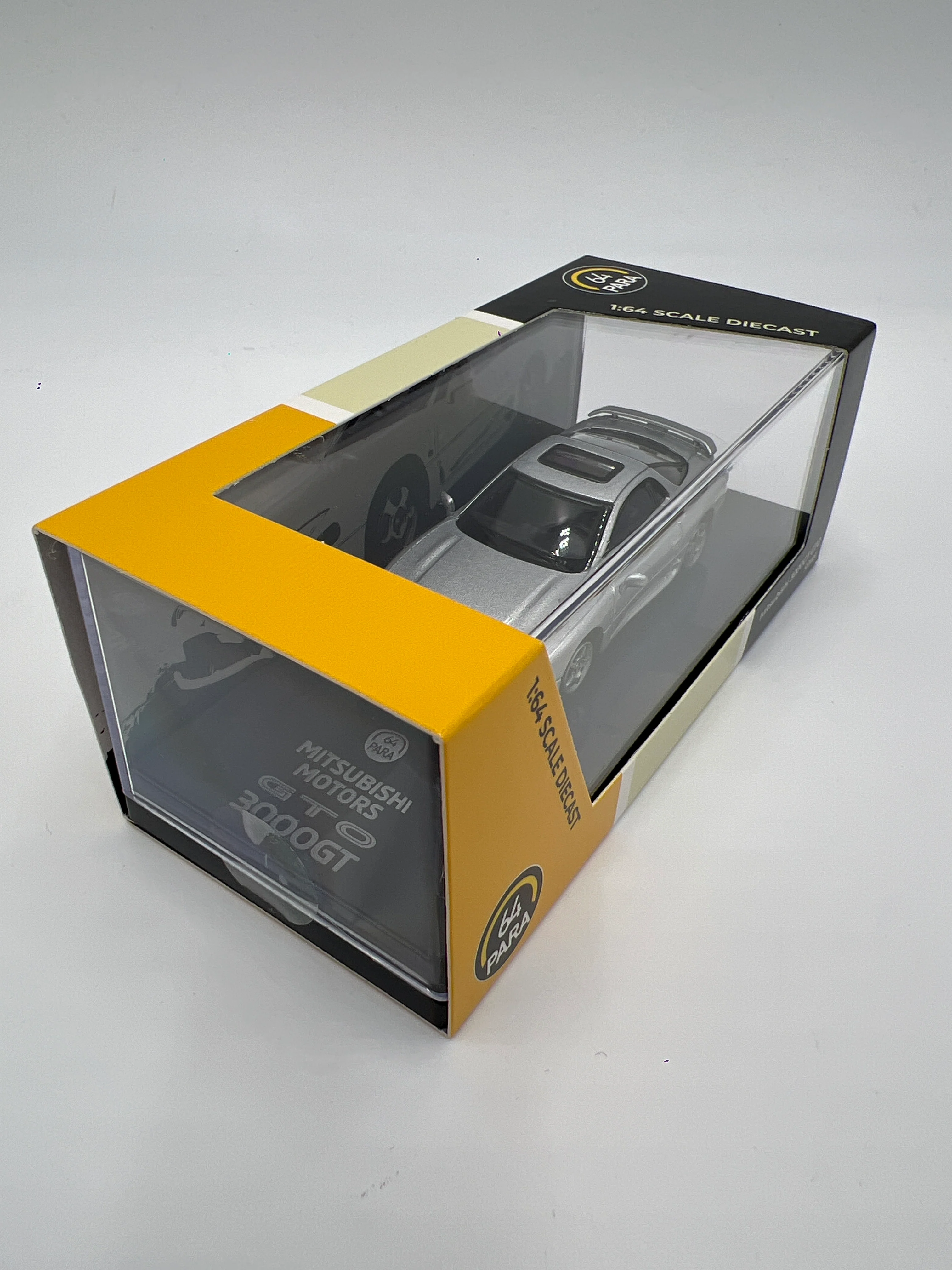 Para64 1:64 Scale Diecast Mitsubishi Motors Mitsubishi 3000GT GTO Silver - Image 4