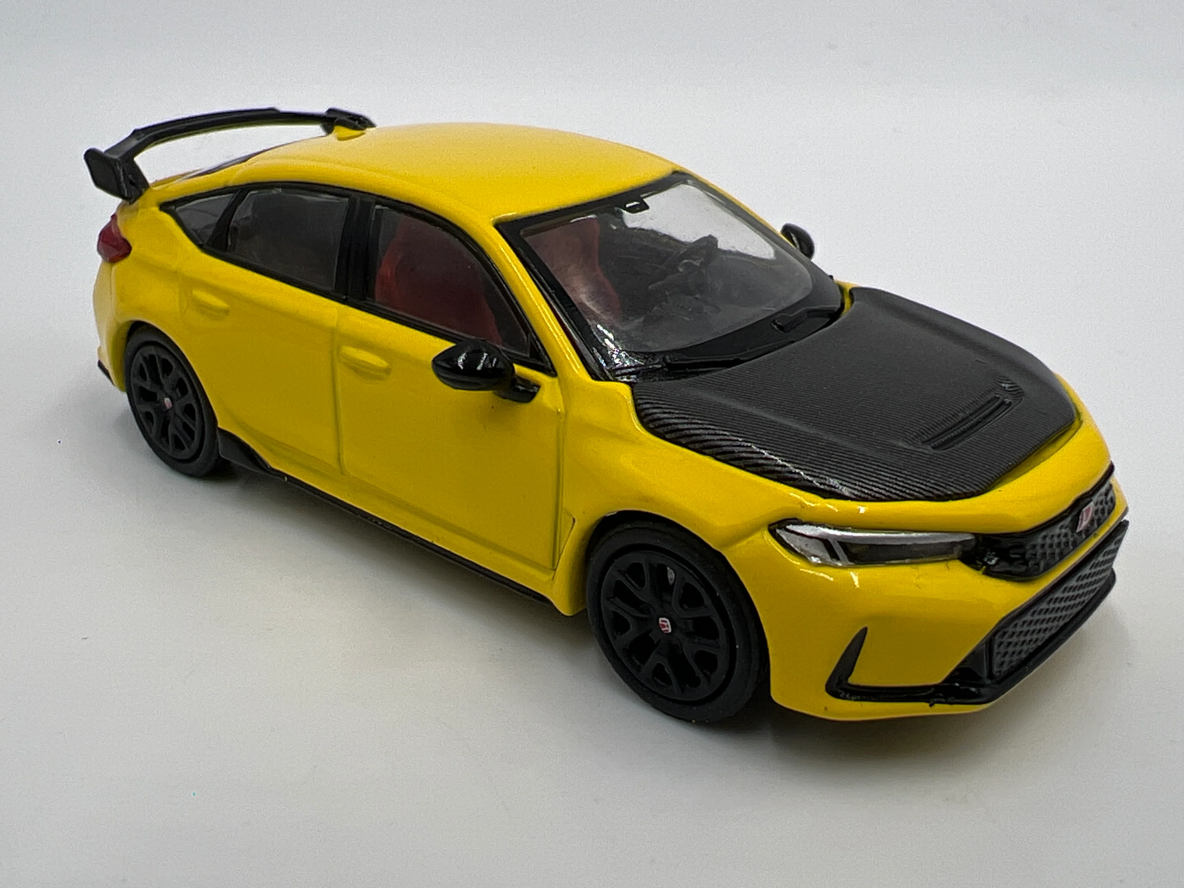 Pop Race 1/64 Honda Civic Type R FL5 Yellow PR64-62 - Image 2