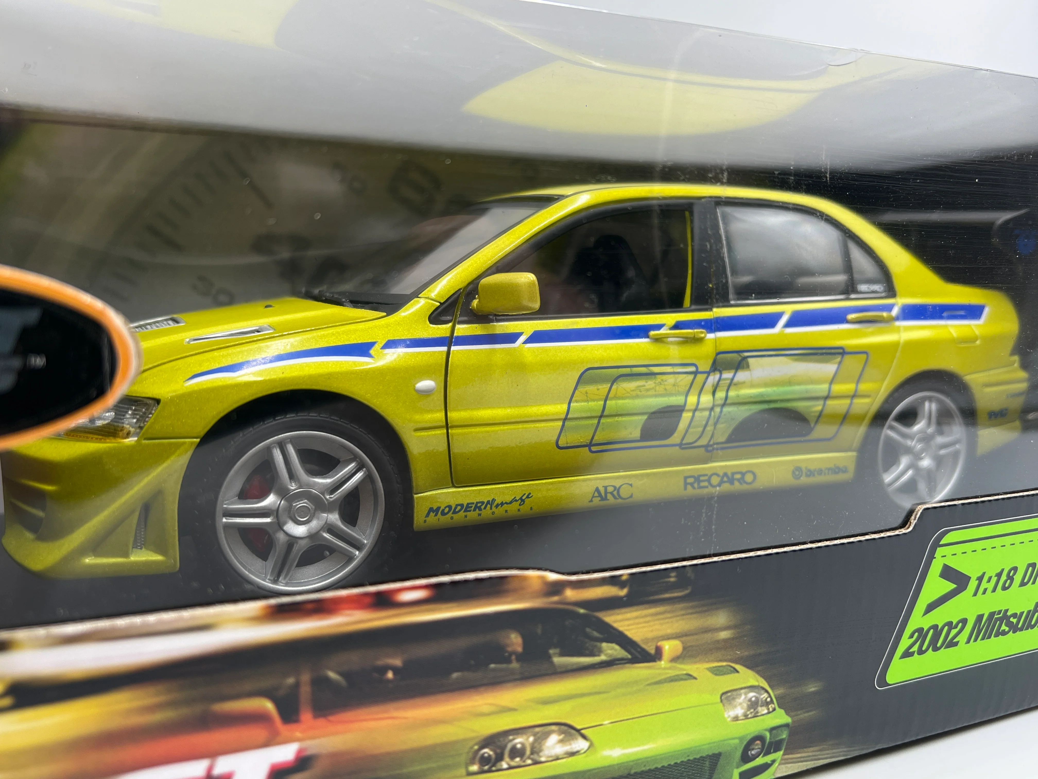 Racing Champions 1/18 Fast & Furious 2002 Mitsubishi Lancer Evolution VII VHTF - Image 2
