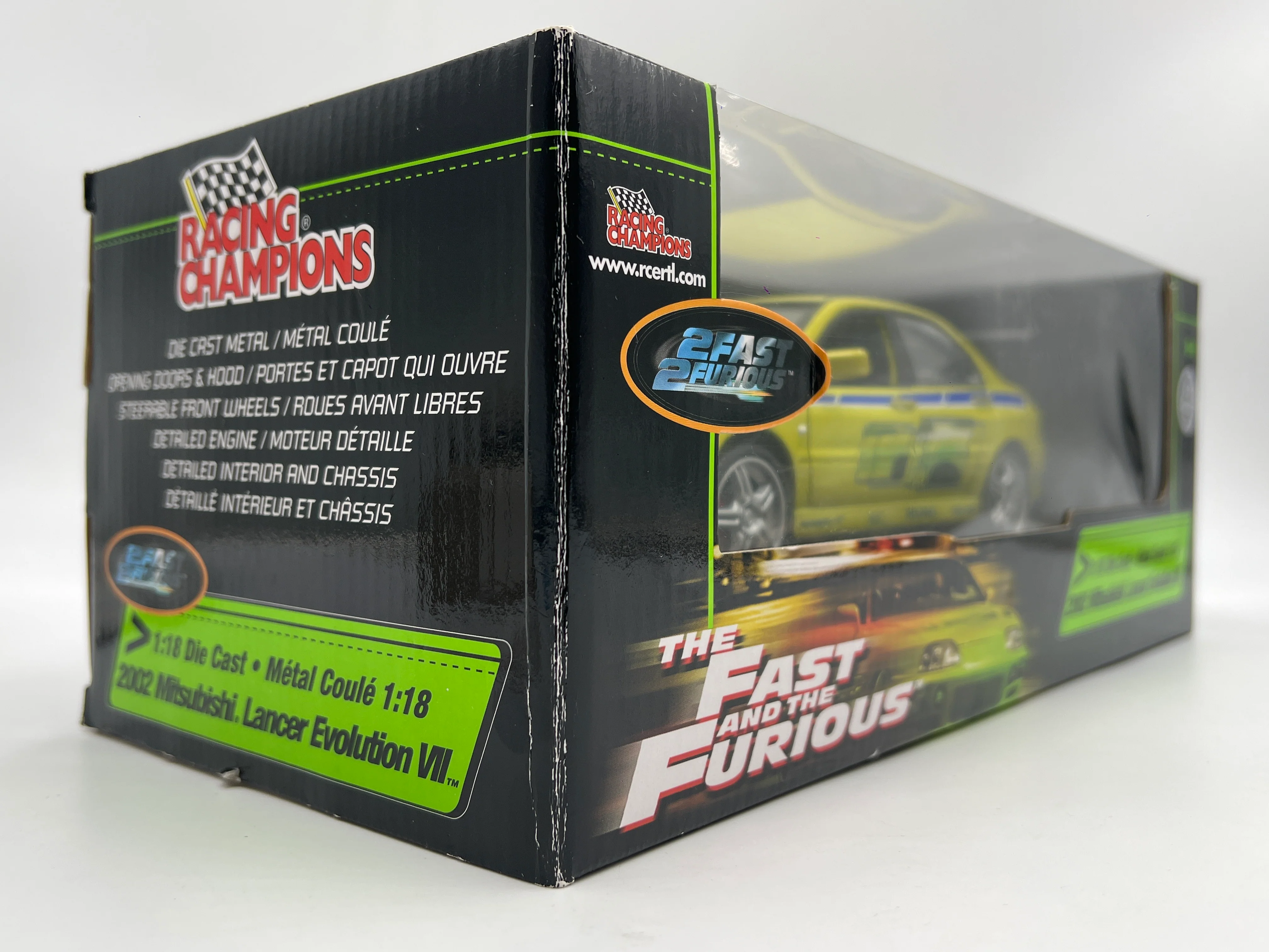 Racing Champions 1/18 Fast & Furious 2002 Mitsubishi Lancer Evolution VII VHTF - Image 4
