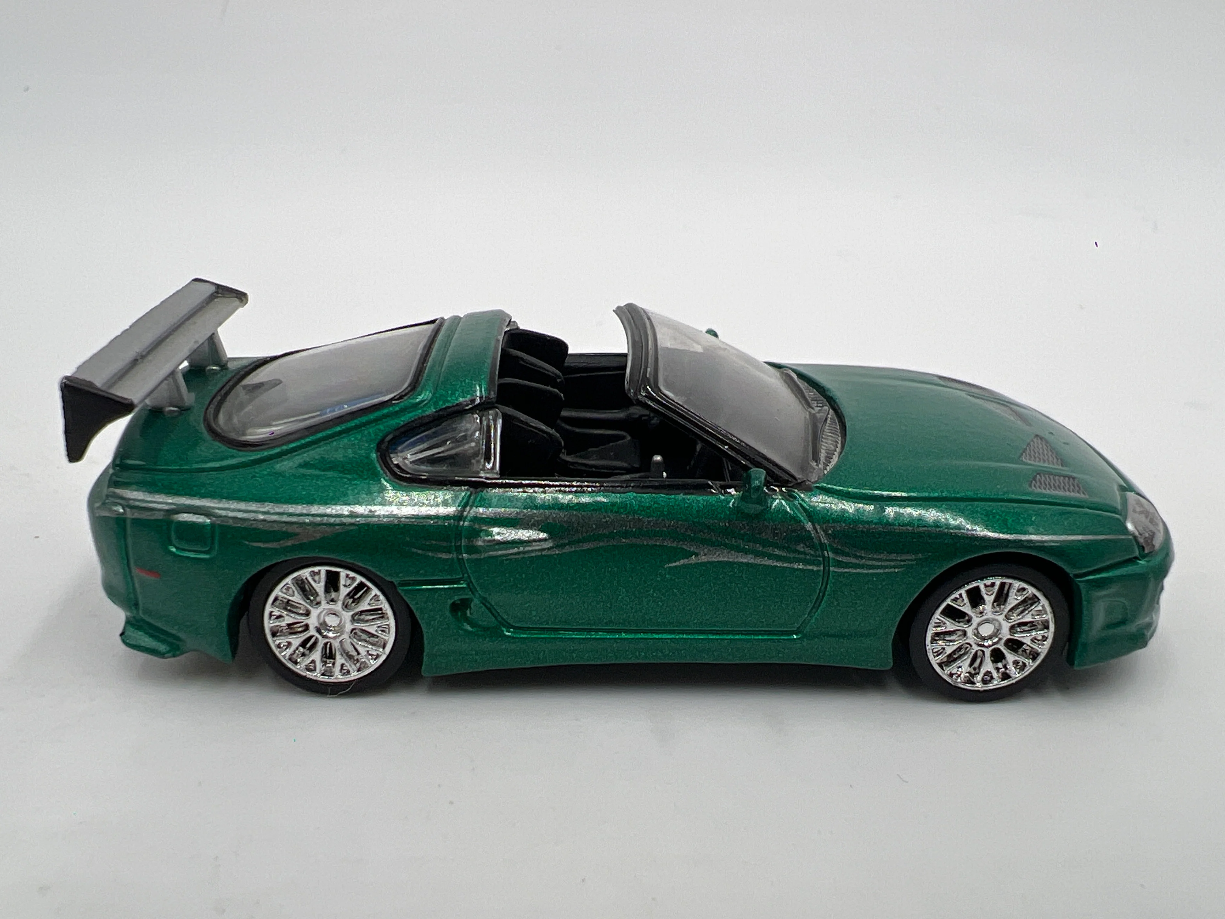 Racing Champions 1/64 Fast & Furious 1995 Toyota Supra Green Loose - Image 3