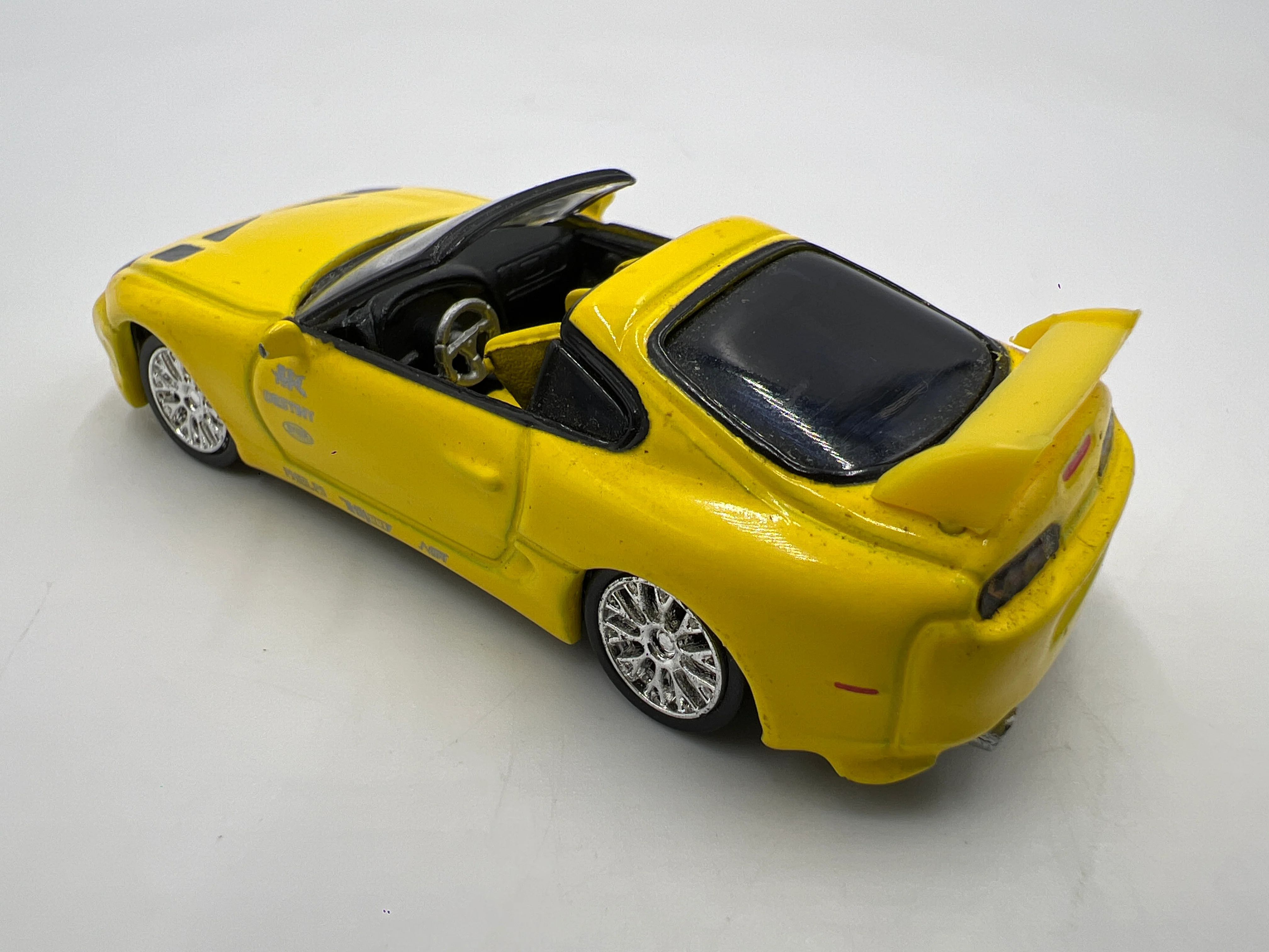 Racing Champions Fast & Furious 1995 Toyota Supra Yellow Loose - Image 3