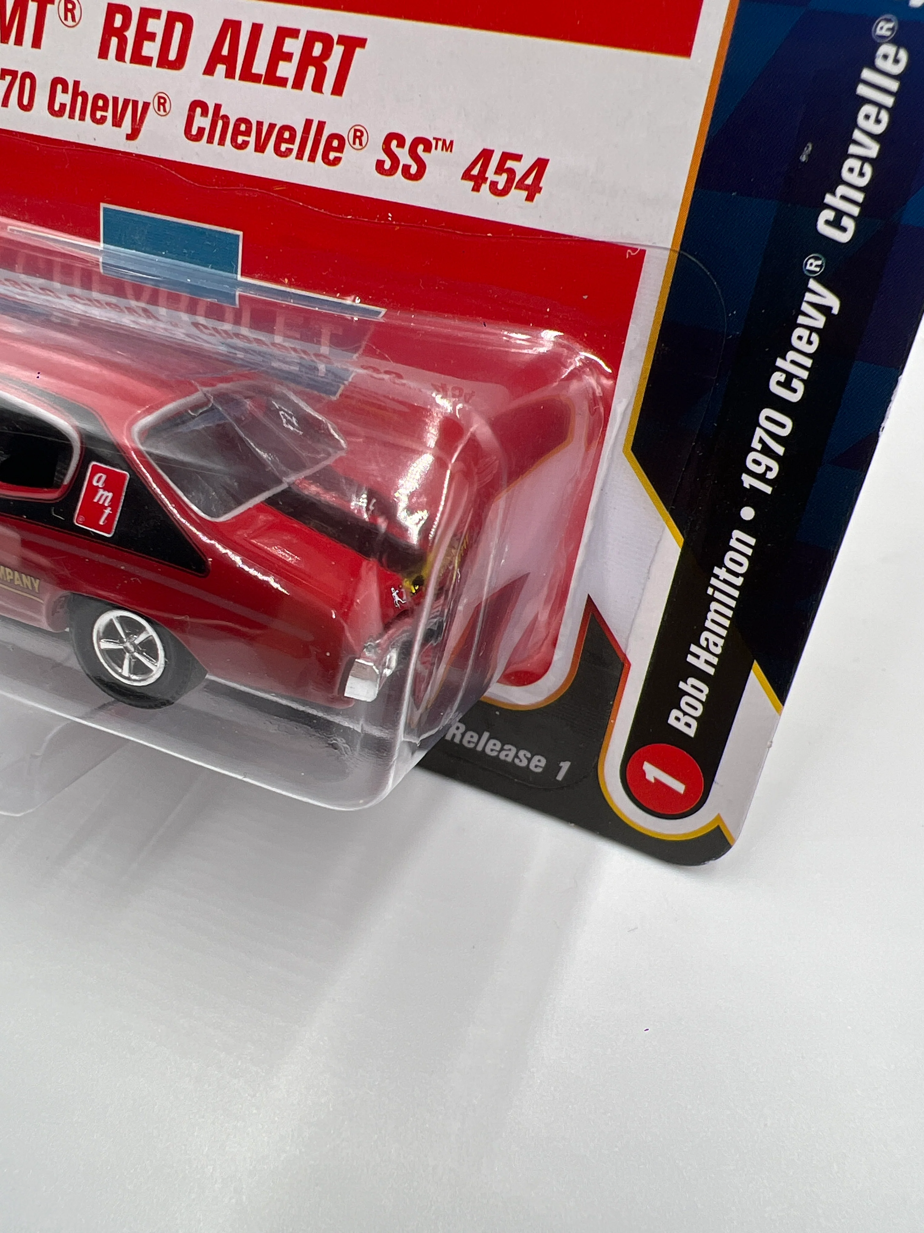 Racing Champions Mint Legends Of The Quarter Mile Release 1 #1 Bob Hamilton 1970 Chevy Chevelle SS 454 Red 218F - Image 4