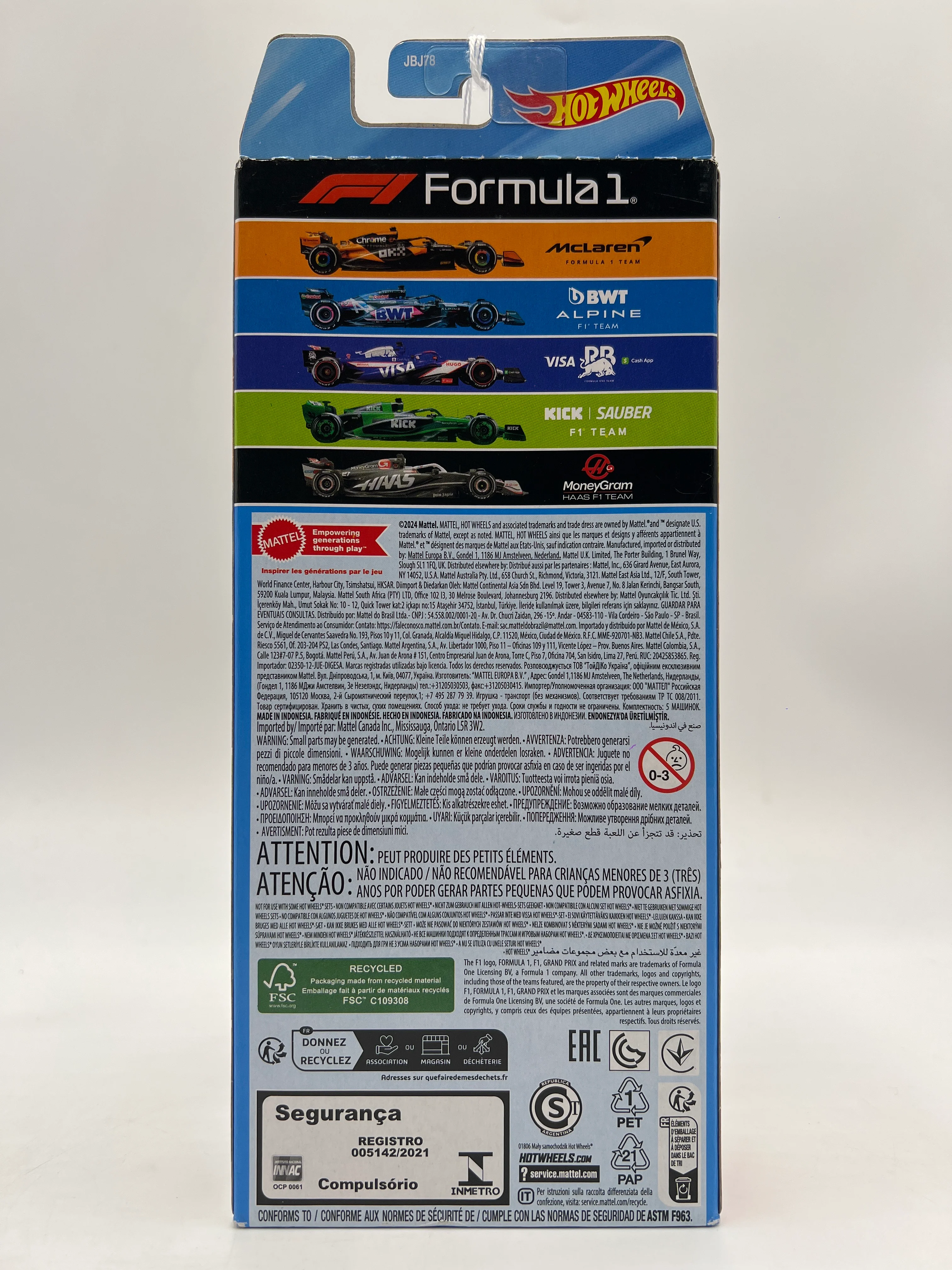 2024 Hot Wheels 5 Pack Formula 1 F1 - Image 8