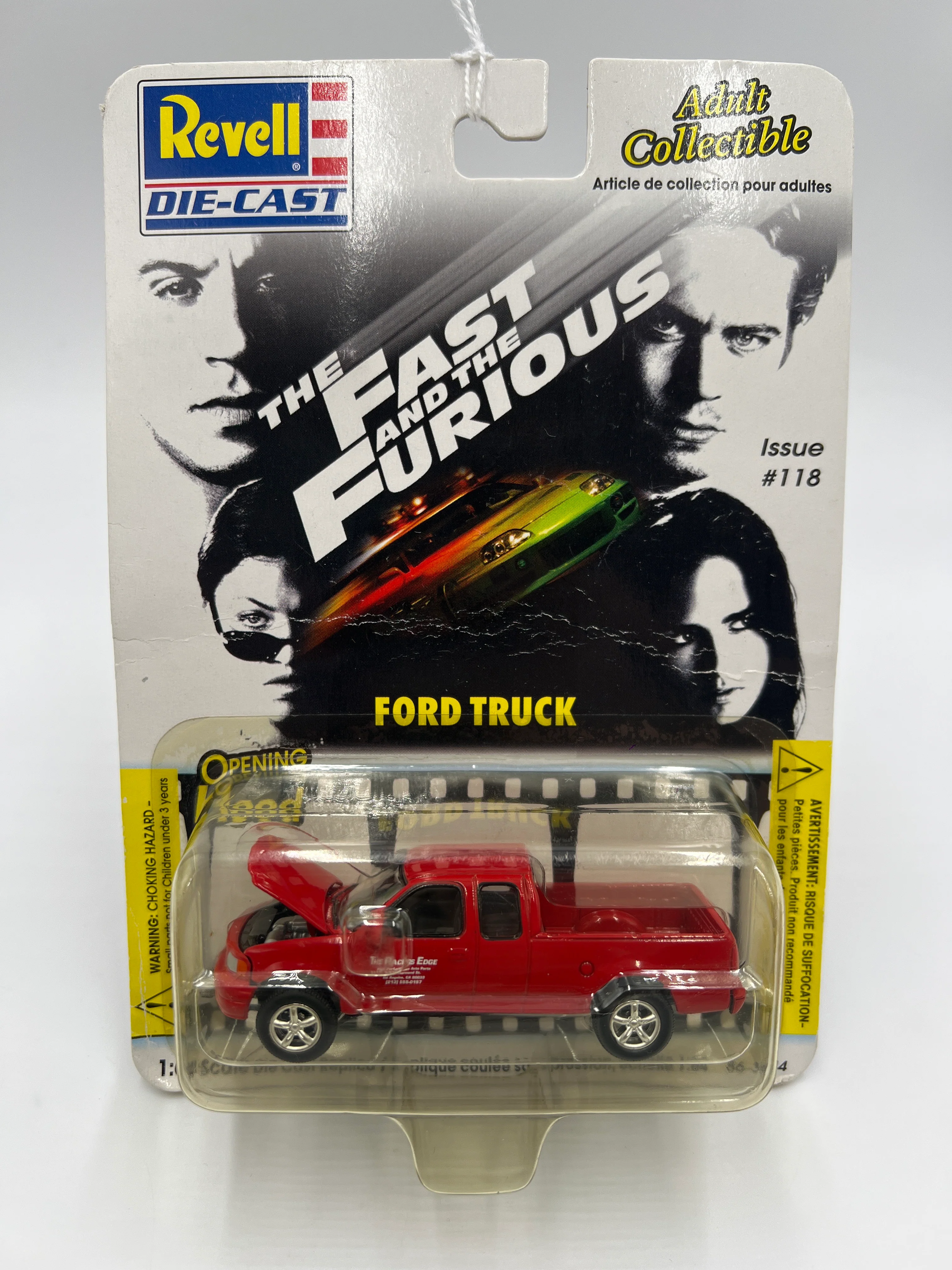 Revell The Fast And The Furious #118 Ford Truck The Racers Edge Red #3 Bad Card - Image 2