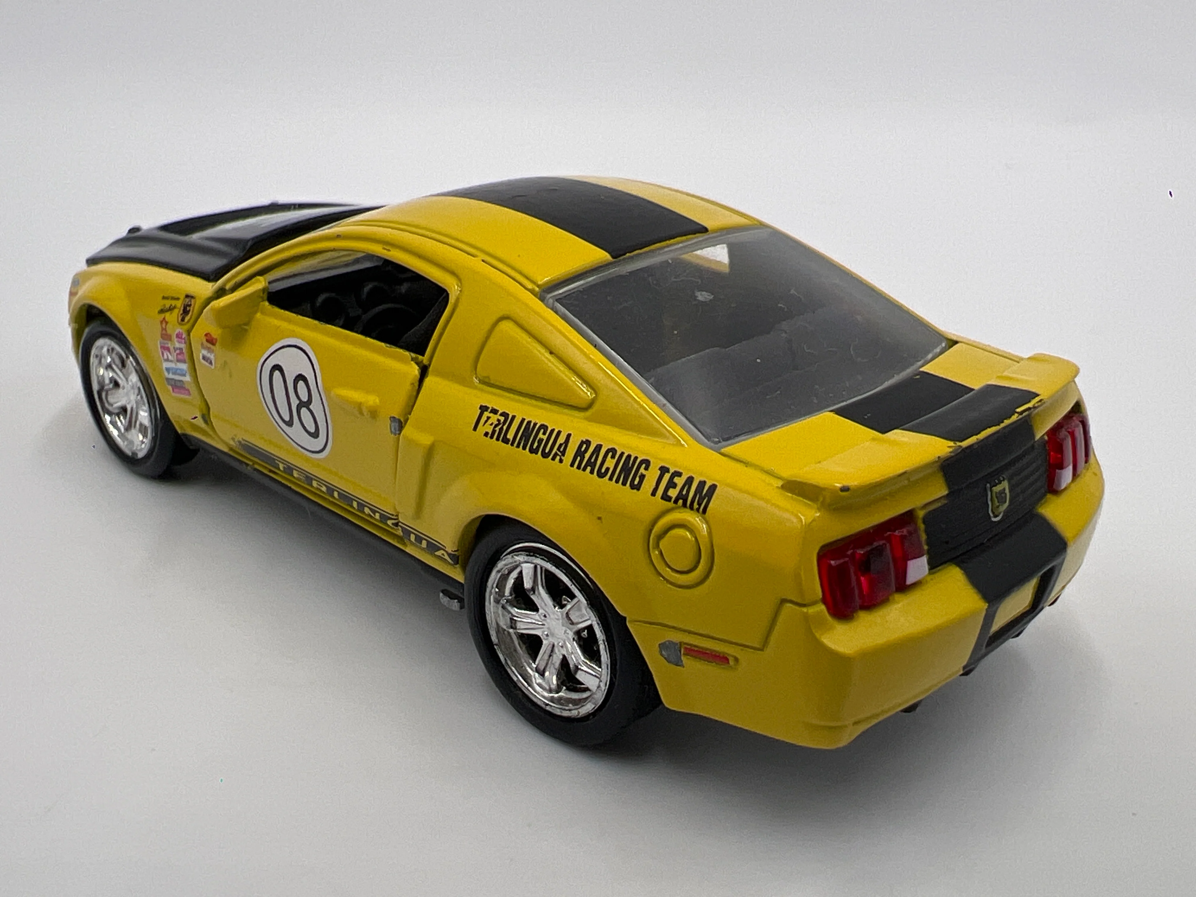 2010 Shelby Collectibles 1/64 10 Car Set Exclusive 1/5000 Loose 2008 Shelby Terlingua Mustang Yellow - Image 3