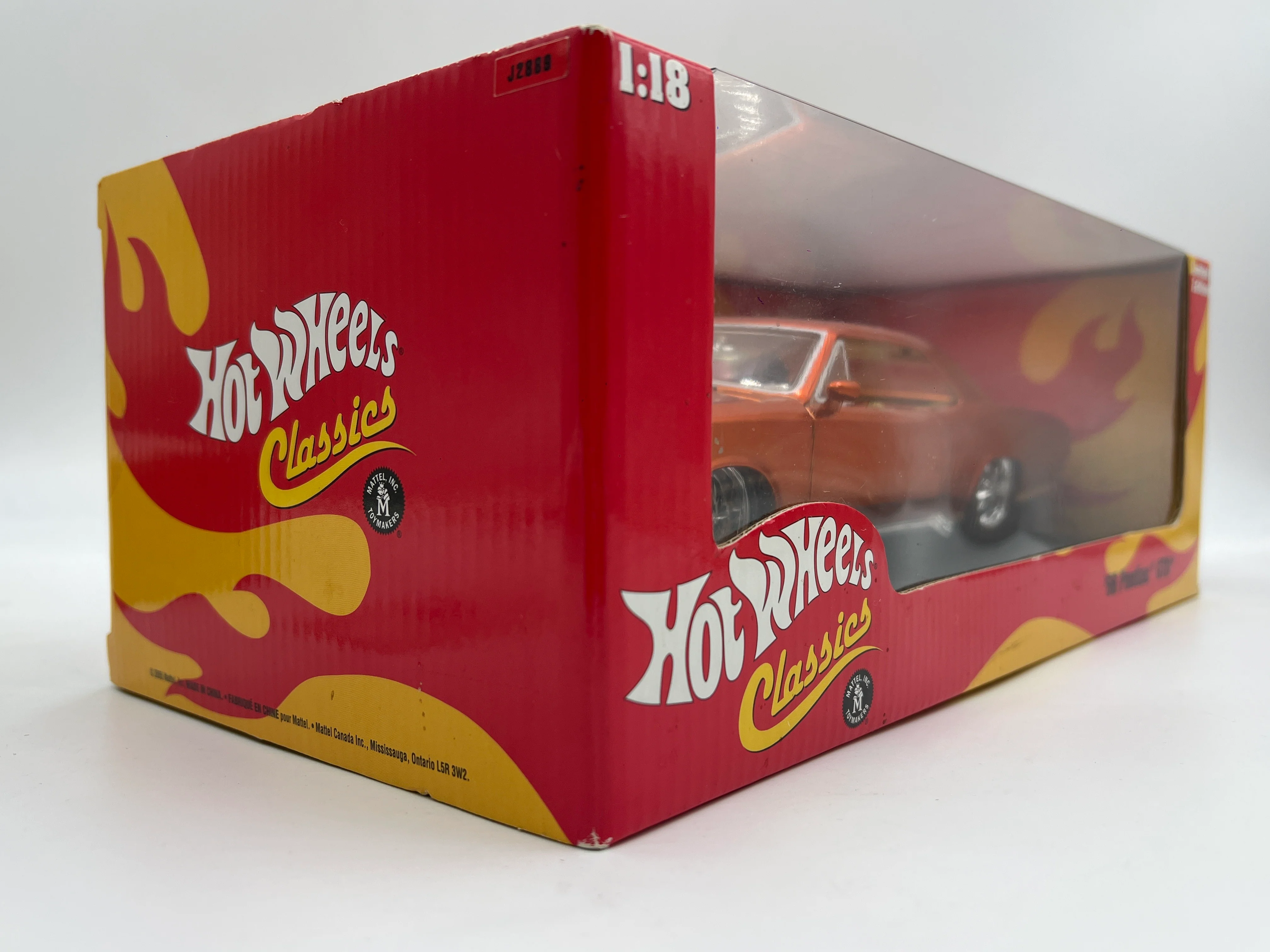 Hot Wheels 1:18 Classics Limited Edition 66 Pontiac GTO Orange - Image 4