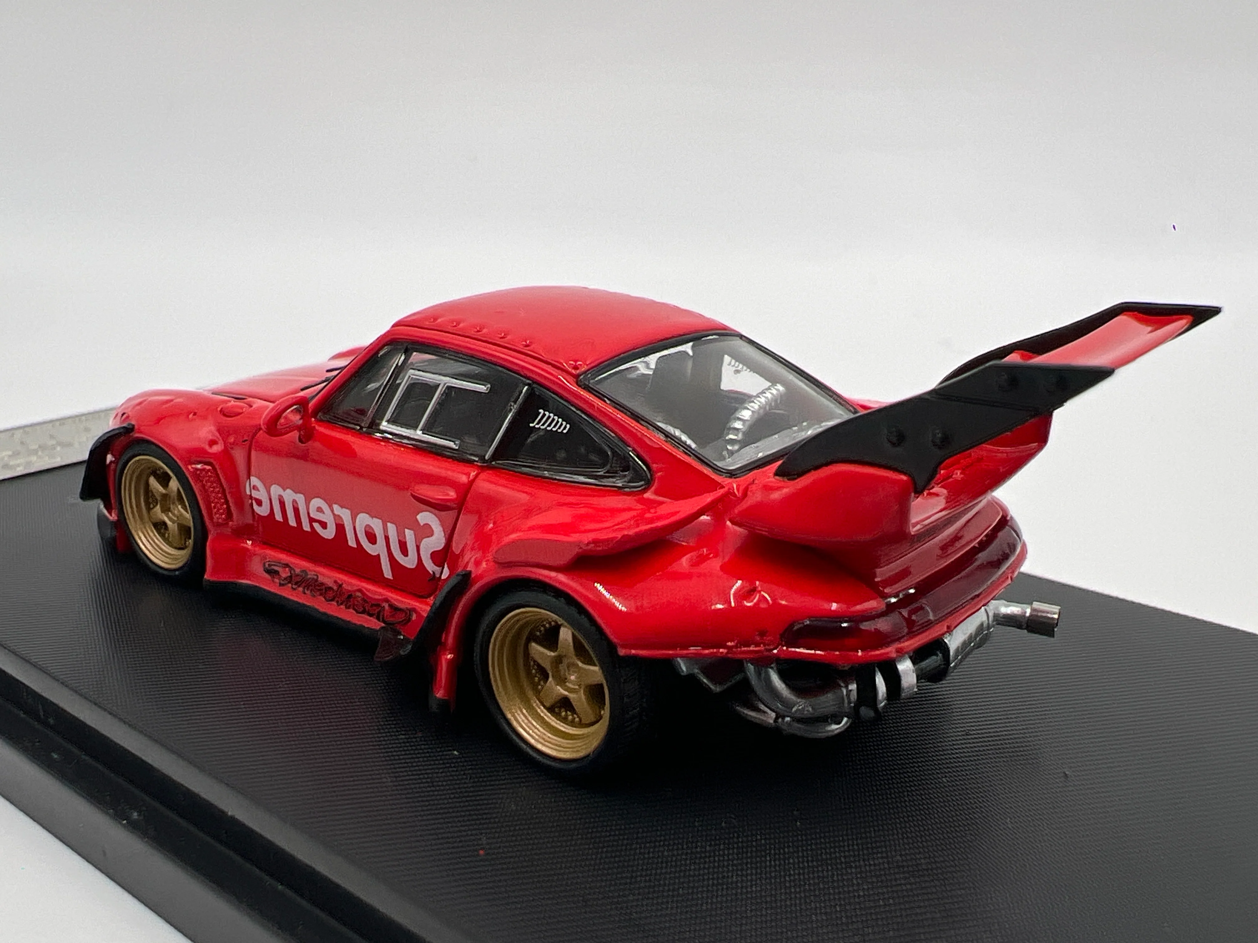 Street Warrior x Ghost Player 1/64 #317/499 Supreme Porsche RWB Red - Image 3