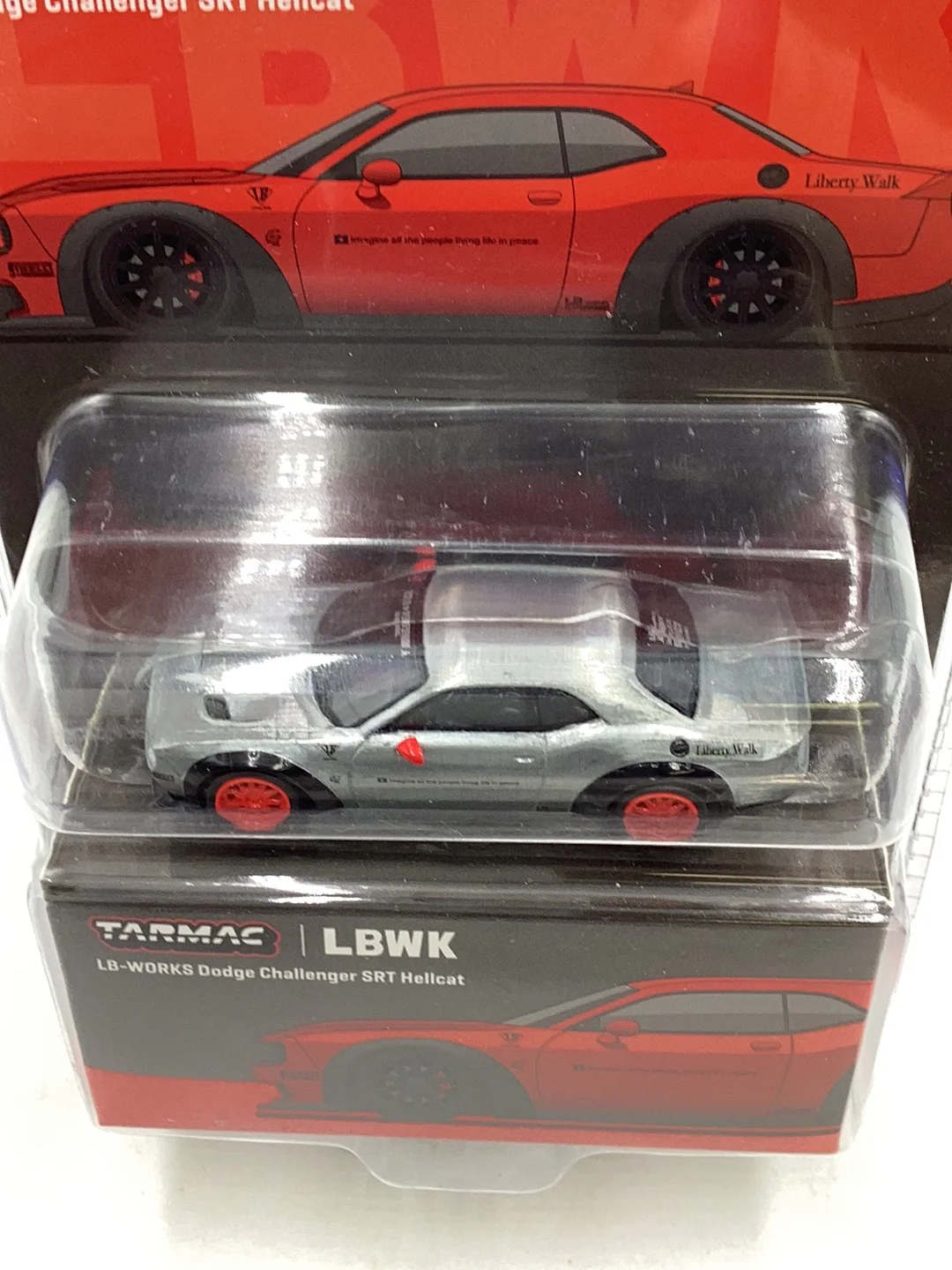 Tarmac Mijo Exclusives RAW CHASE VHTF FB WORKS Dodge Challenger SRT Hellcat - Image 7