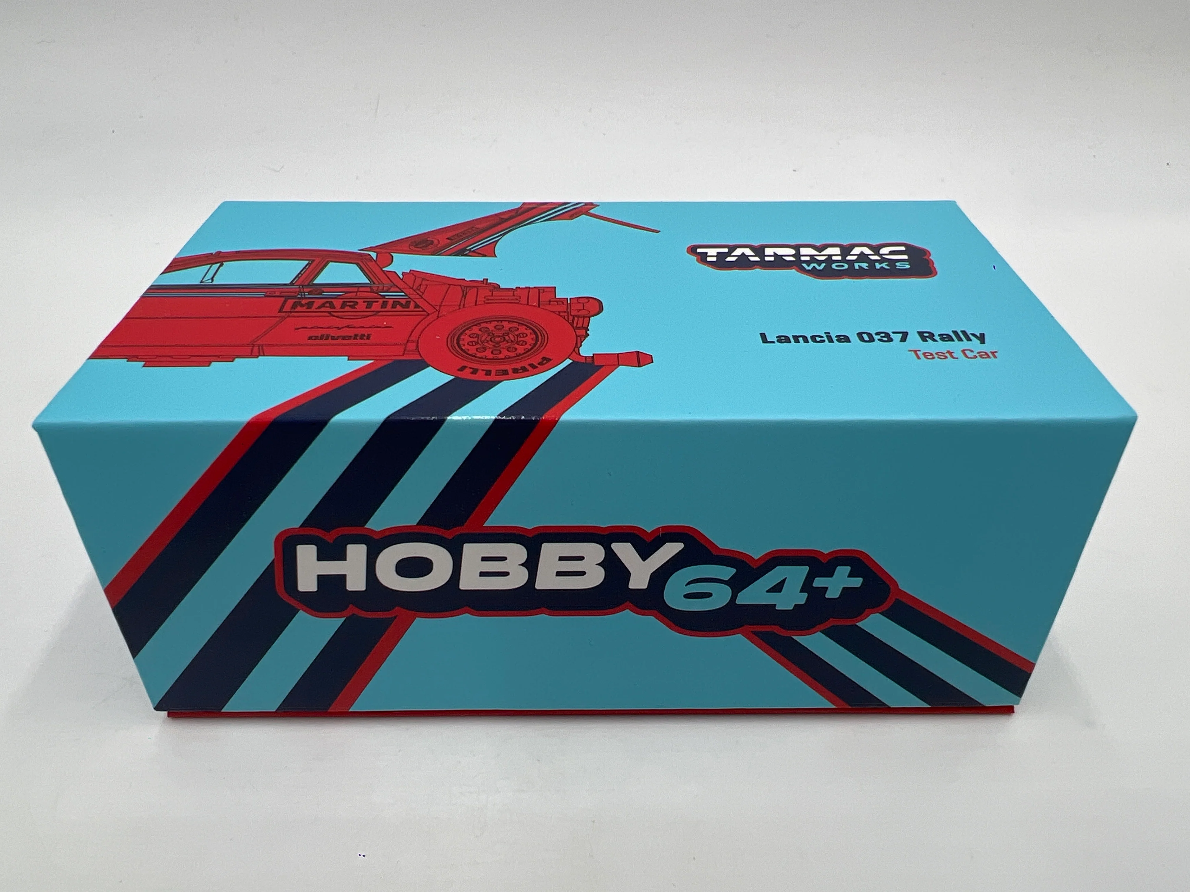Tarmac Works x Hobby64+ Lancia 037 Rally Test Car Martini Special Edition - Image 9