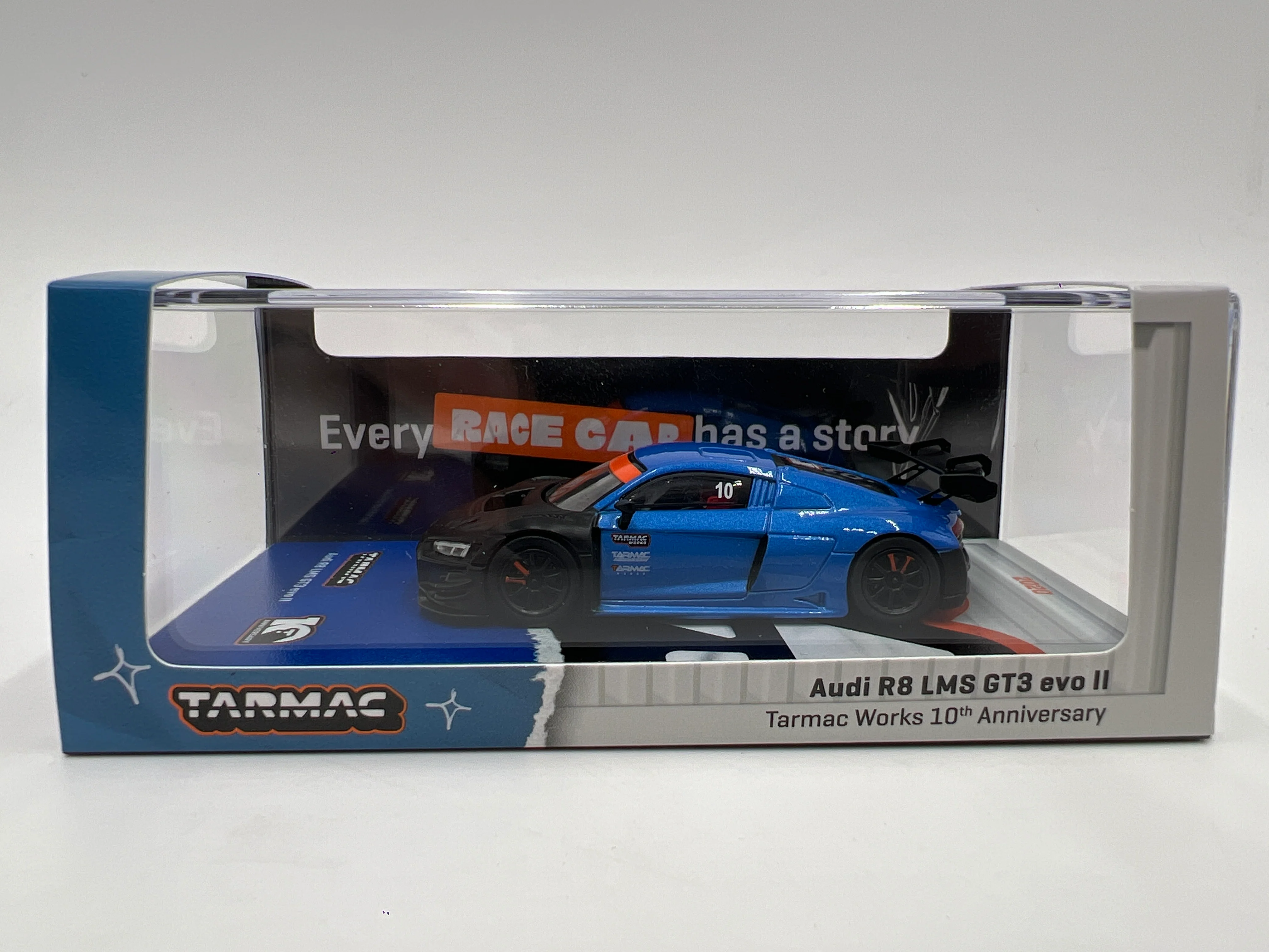 Tarmac Works 10th Anniversary Audi R8 LMS GT3 Evo II Blue/Black - Image 6