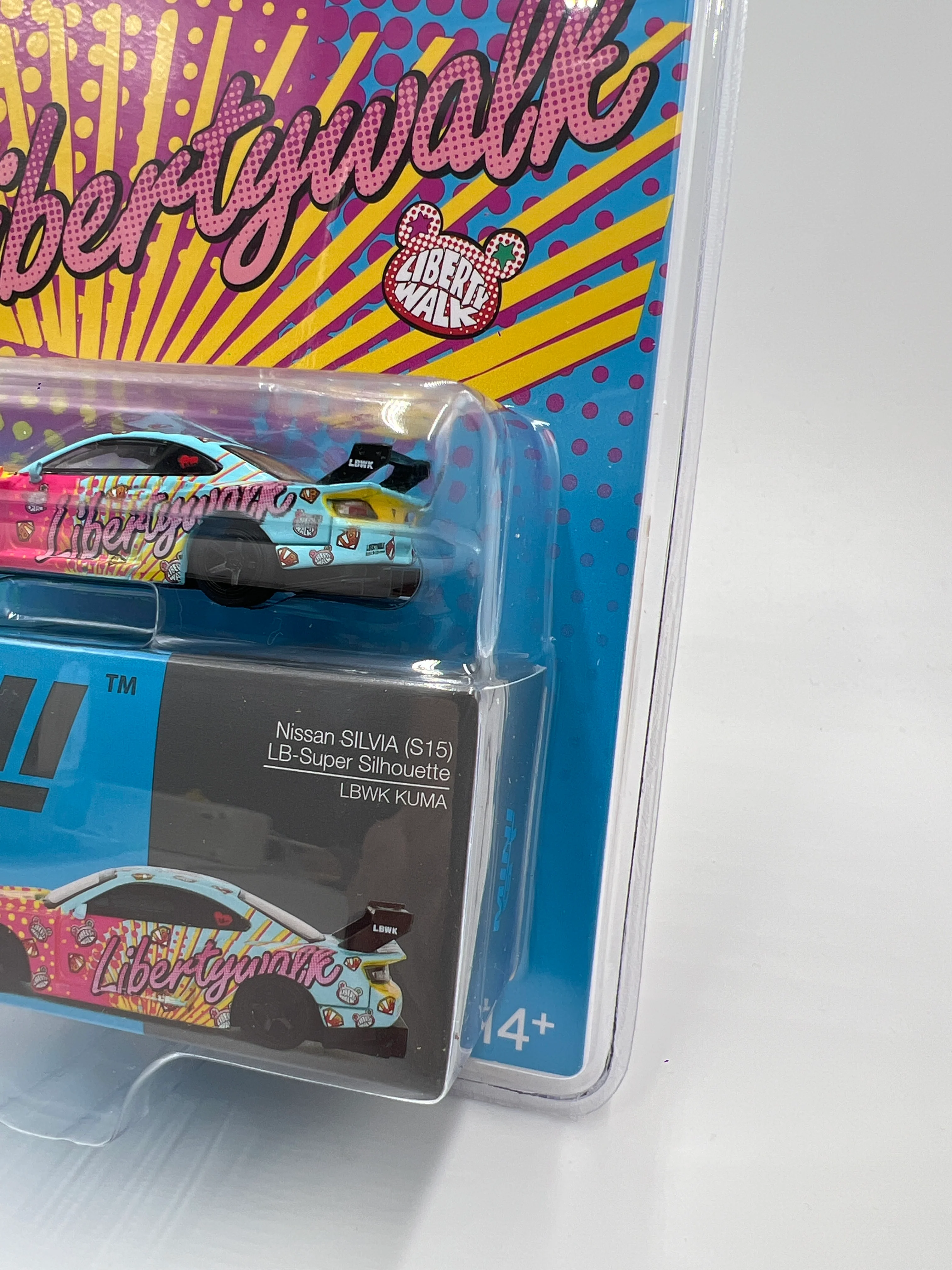Mini GT Mijo Exclusives Libertywalk #743 Nissan Silvia S15 LB-Super Silhouette LBWK Kuma 235E - Image 4