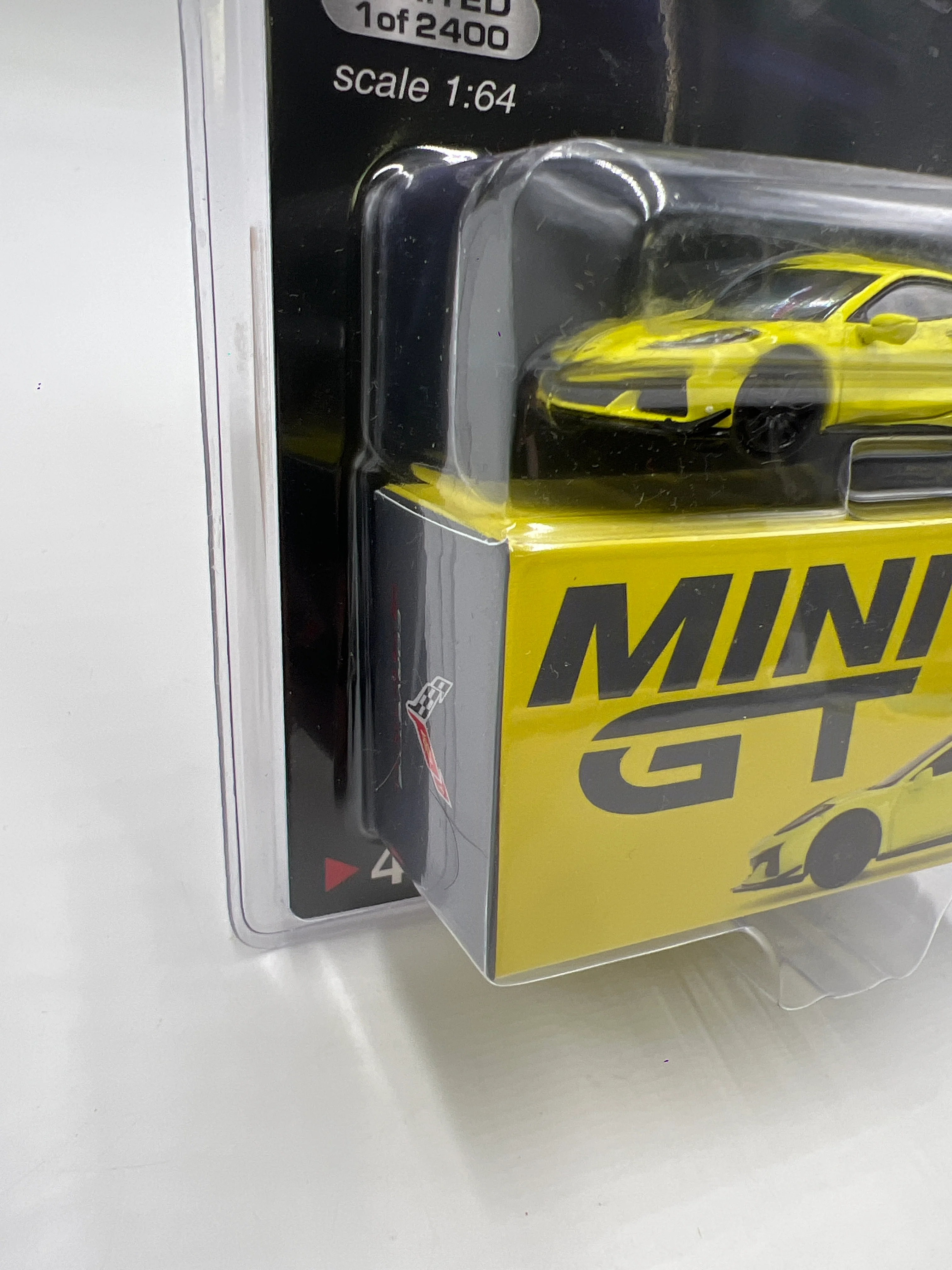 Tarmac Works Mijo Exclusives 1/2400 Chevrolet Corvette Z06 Yellow - Image 5