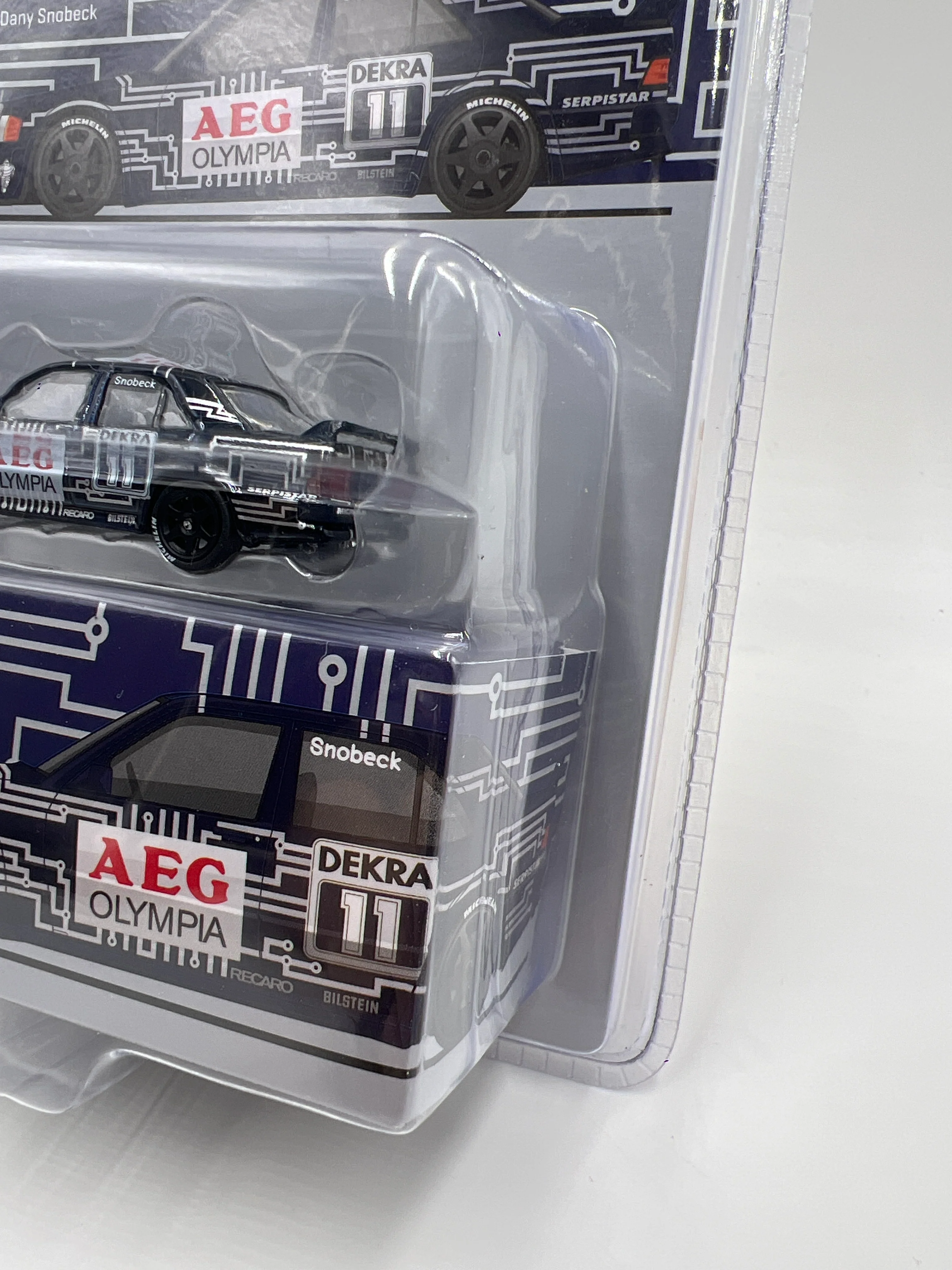 Tarmac Works Mijo Exclusives CHASE Mercedes-Benz 190 E 2.5-16 Evo 1 DTM 1989 - Image 3