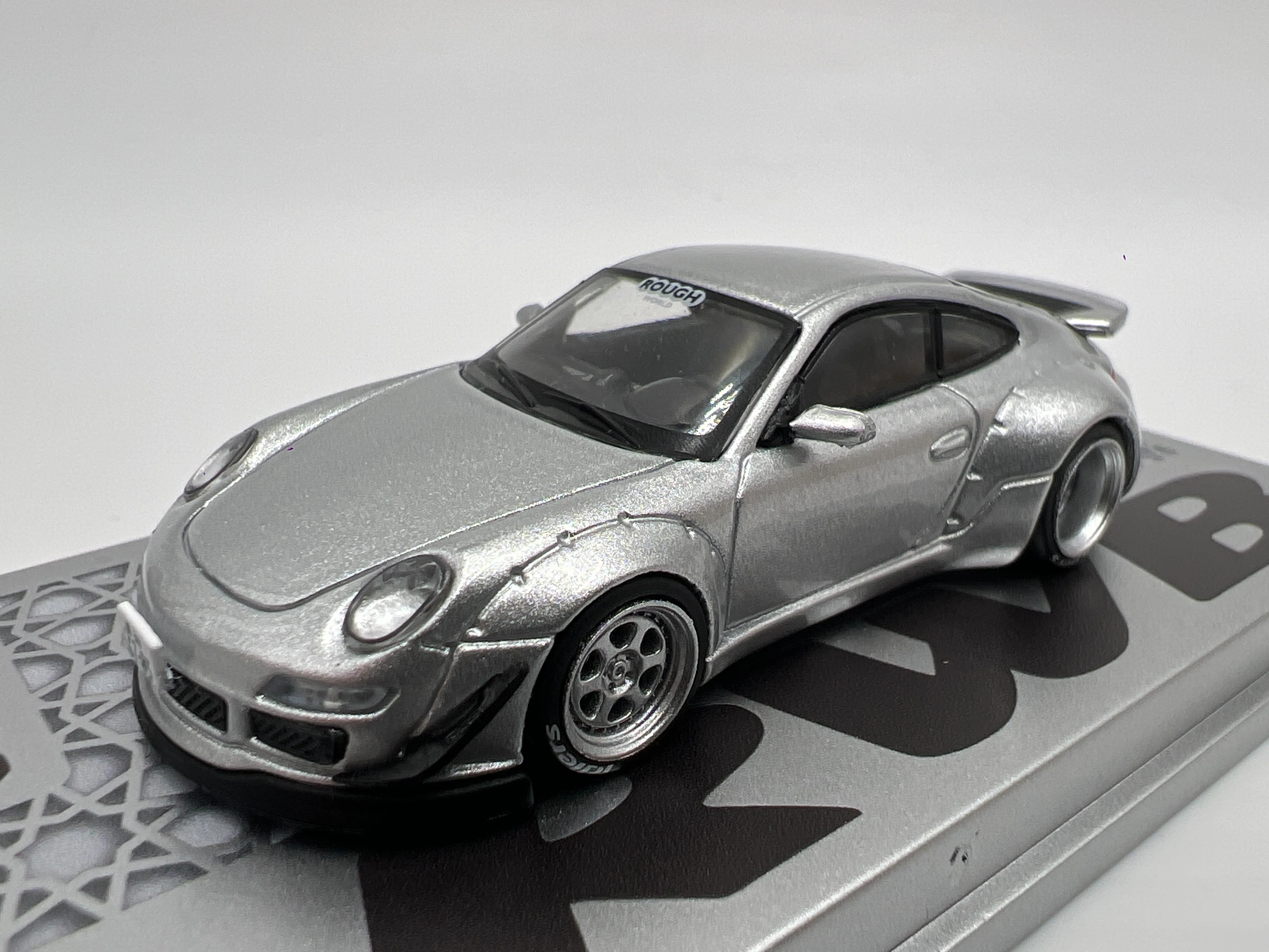 Tarmac Works x Hobby 64 Porsche RWB 997 Abu Dhabi Silver - Image 2