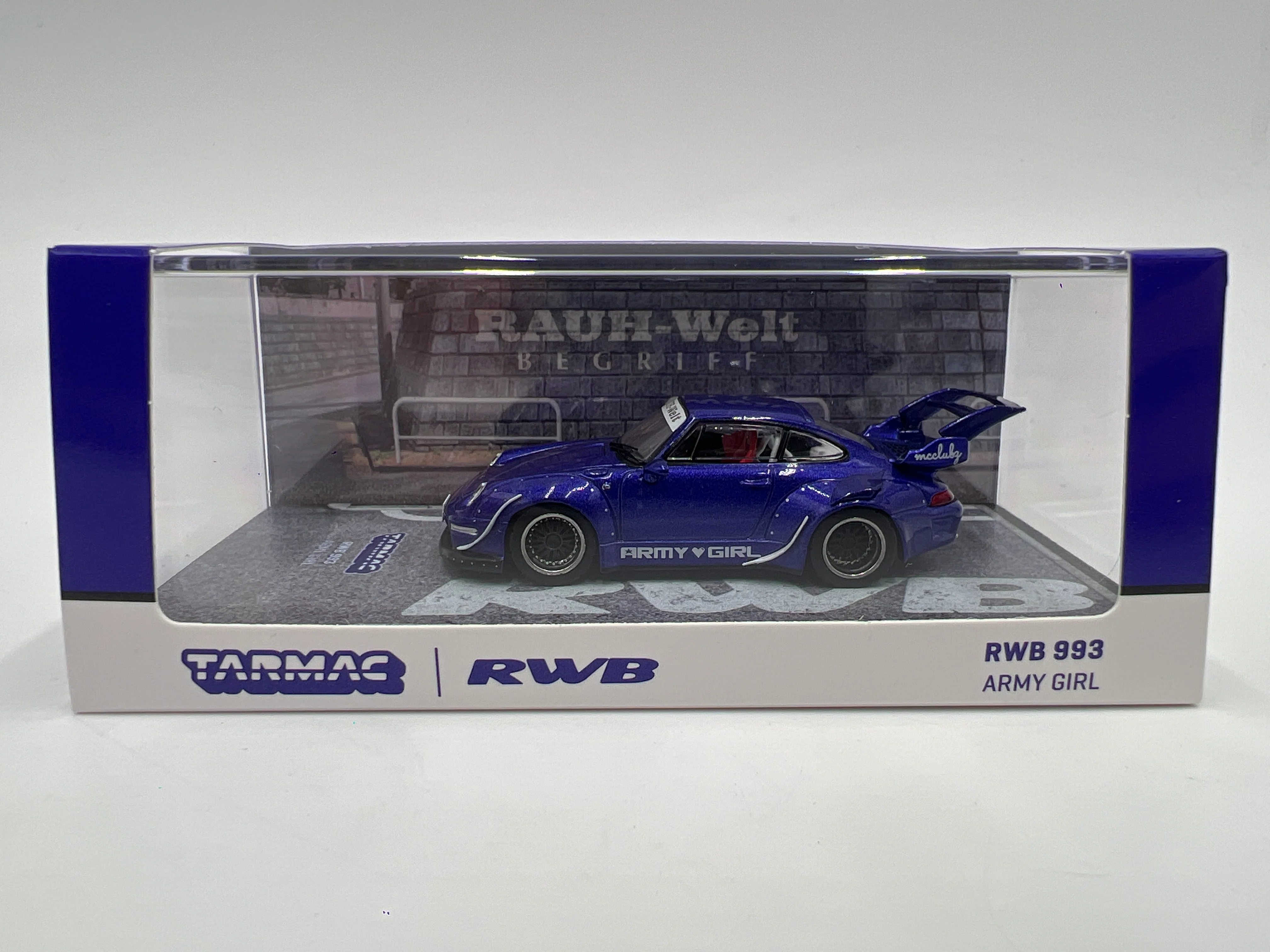 Tarmac Works x Hobby64 RWB 993 Army Girl Purple - Image 7