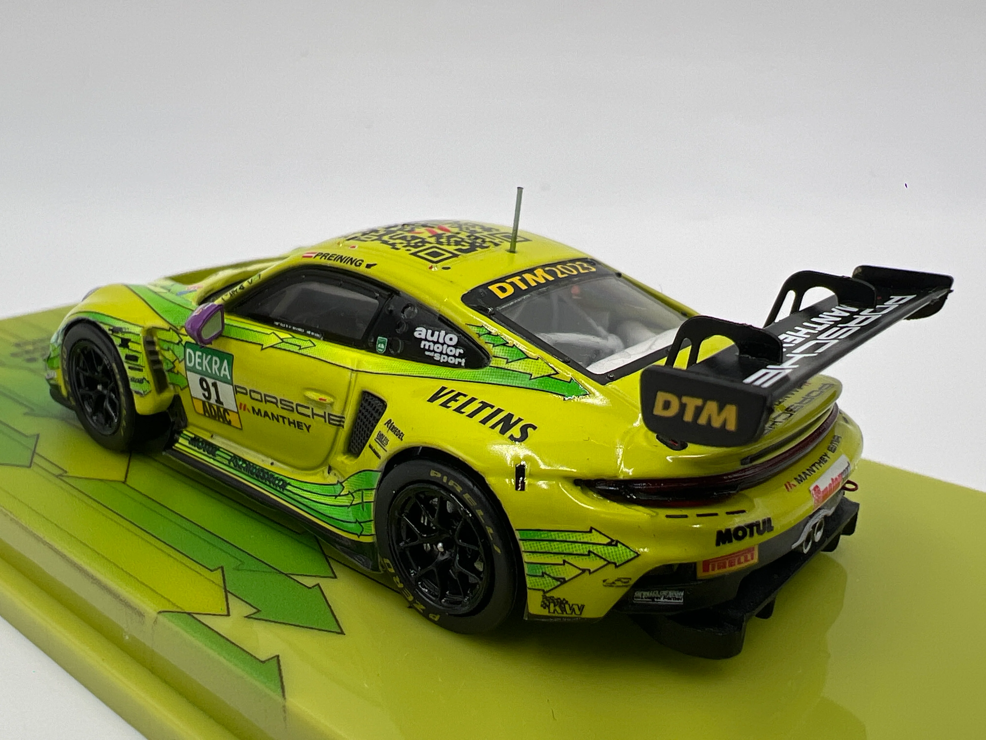 Tarmac Works x IXO Models Porsche 911 GT3 R DTM Champion 2023 - Image 3