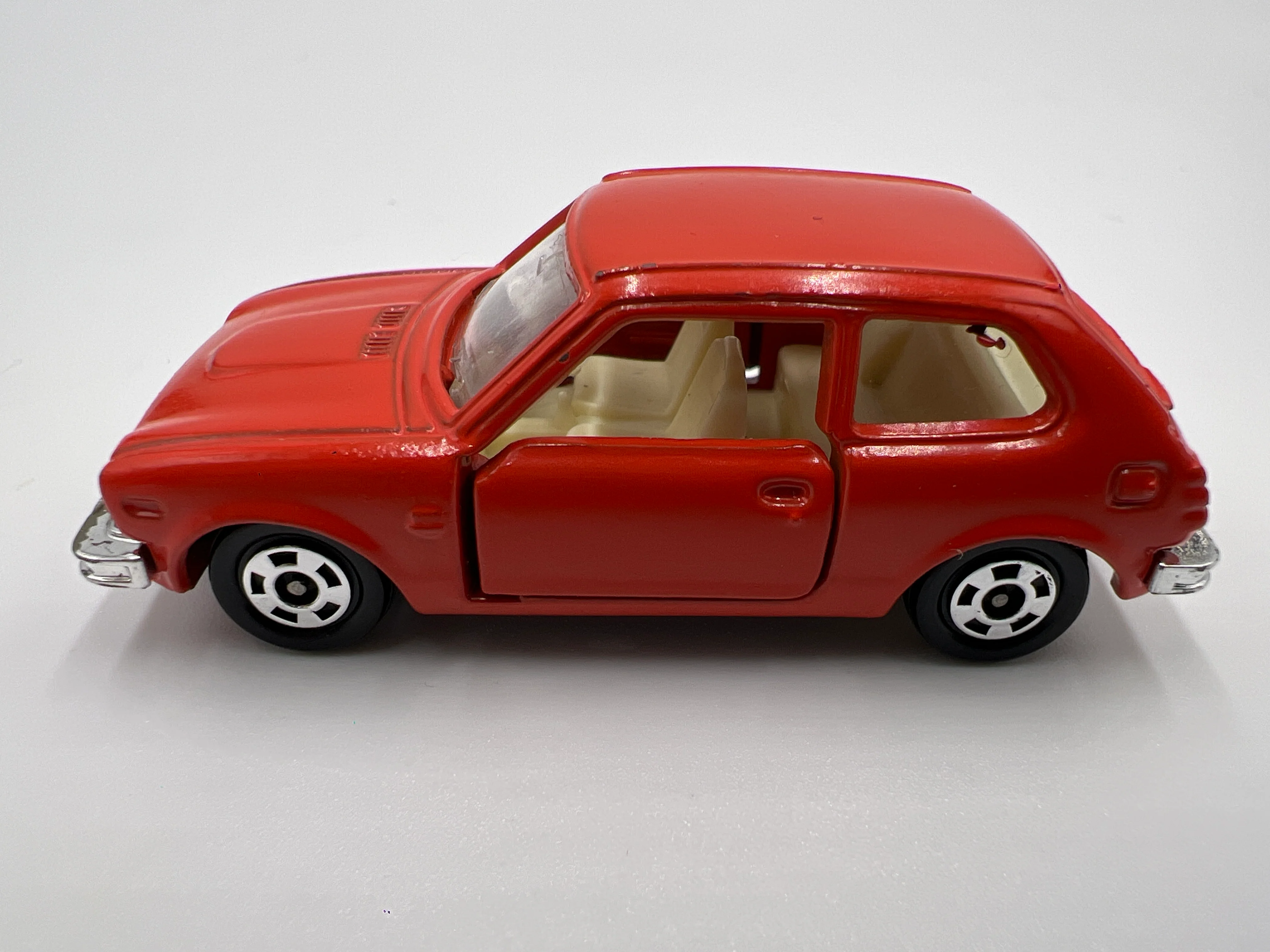 1974 Tomica Pocket Cars No. 83 Honda Civic Orange Loose - Image 5