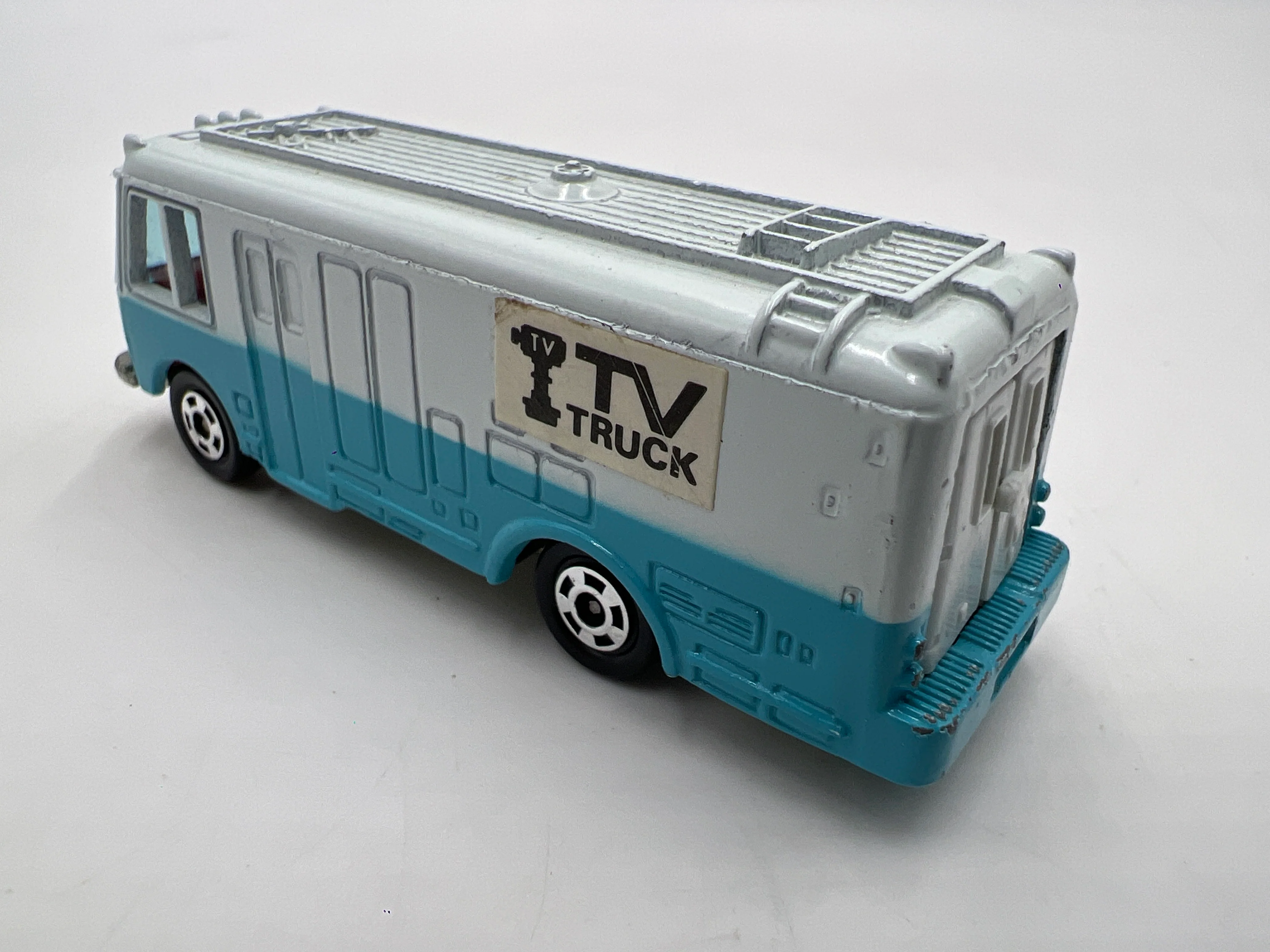 Tomica No. 75 TV Bus Blue/White Loose - Image 3