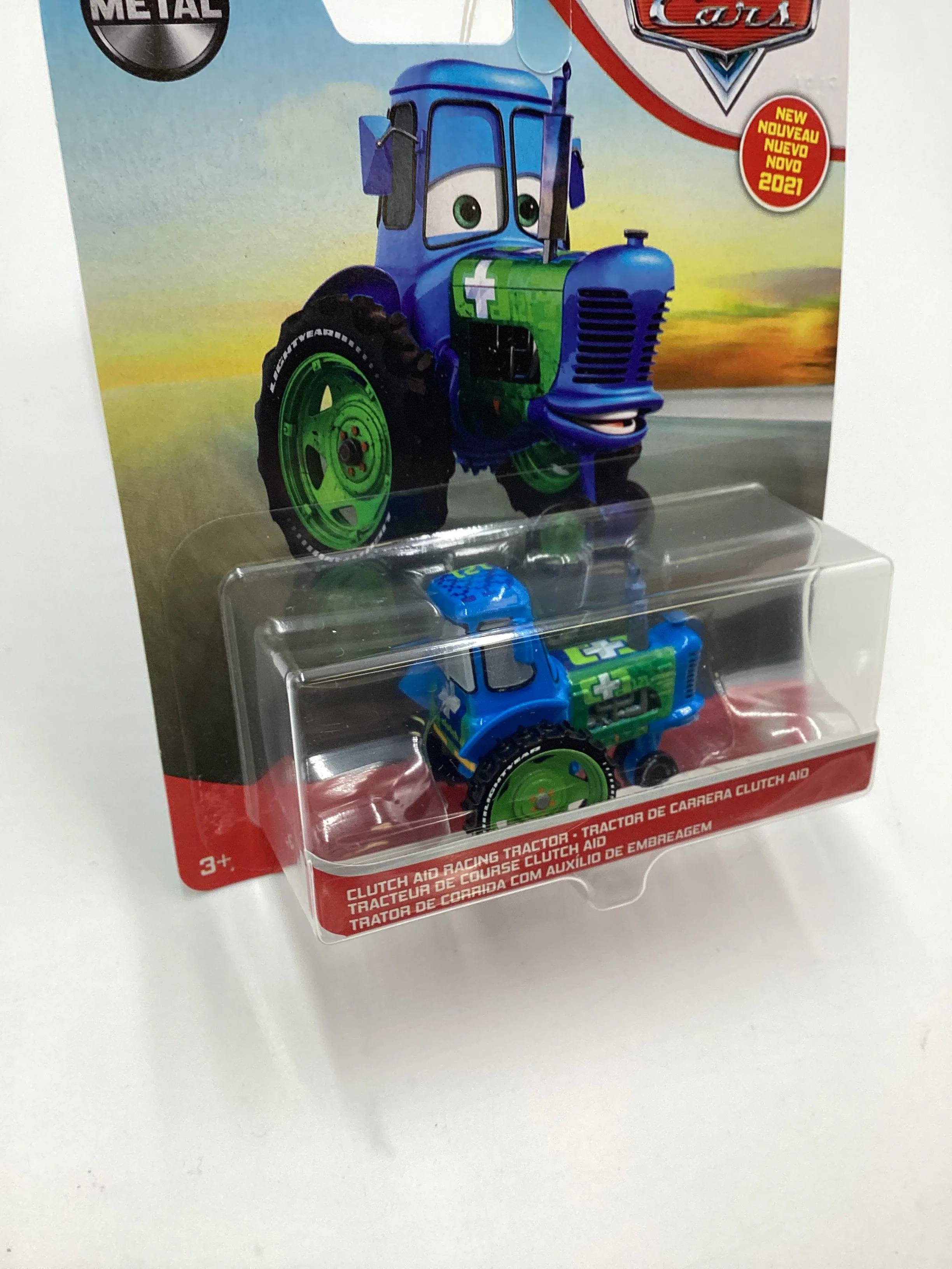 Disney Pixar Cars Cluth Aid Racing Tractor Blue/Green - Image 5