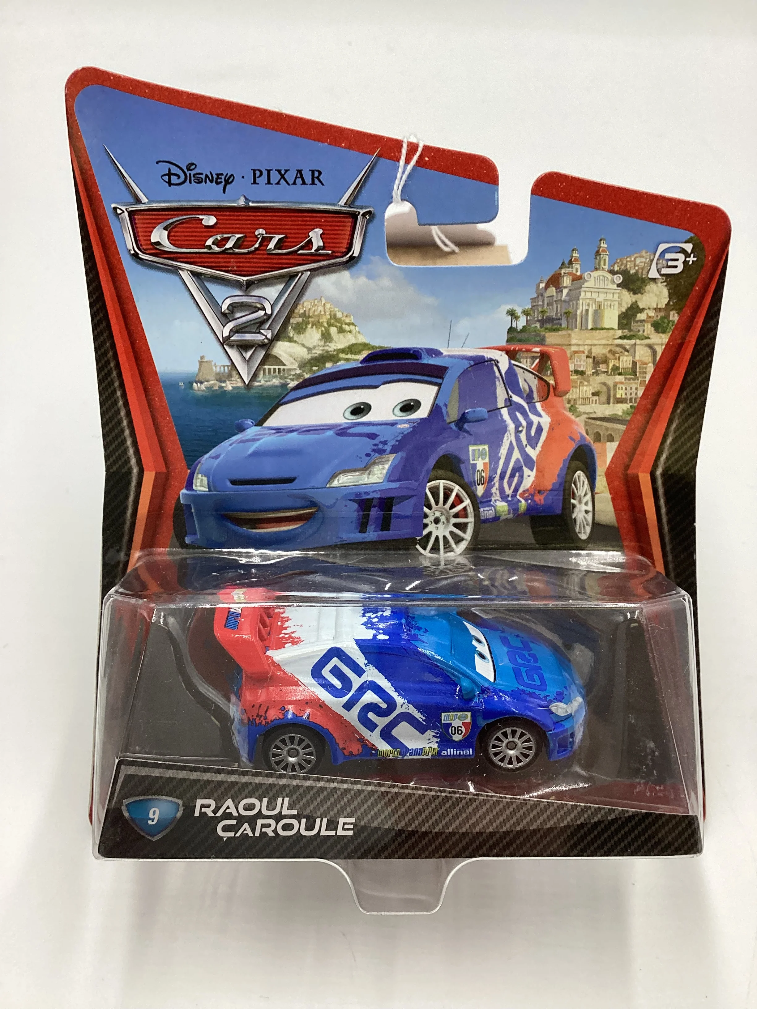 Disney Pixar Cars 2 #9 Raoul Caroule GRC 140E - Image 2