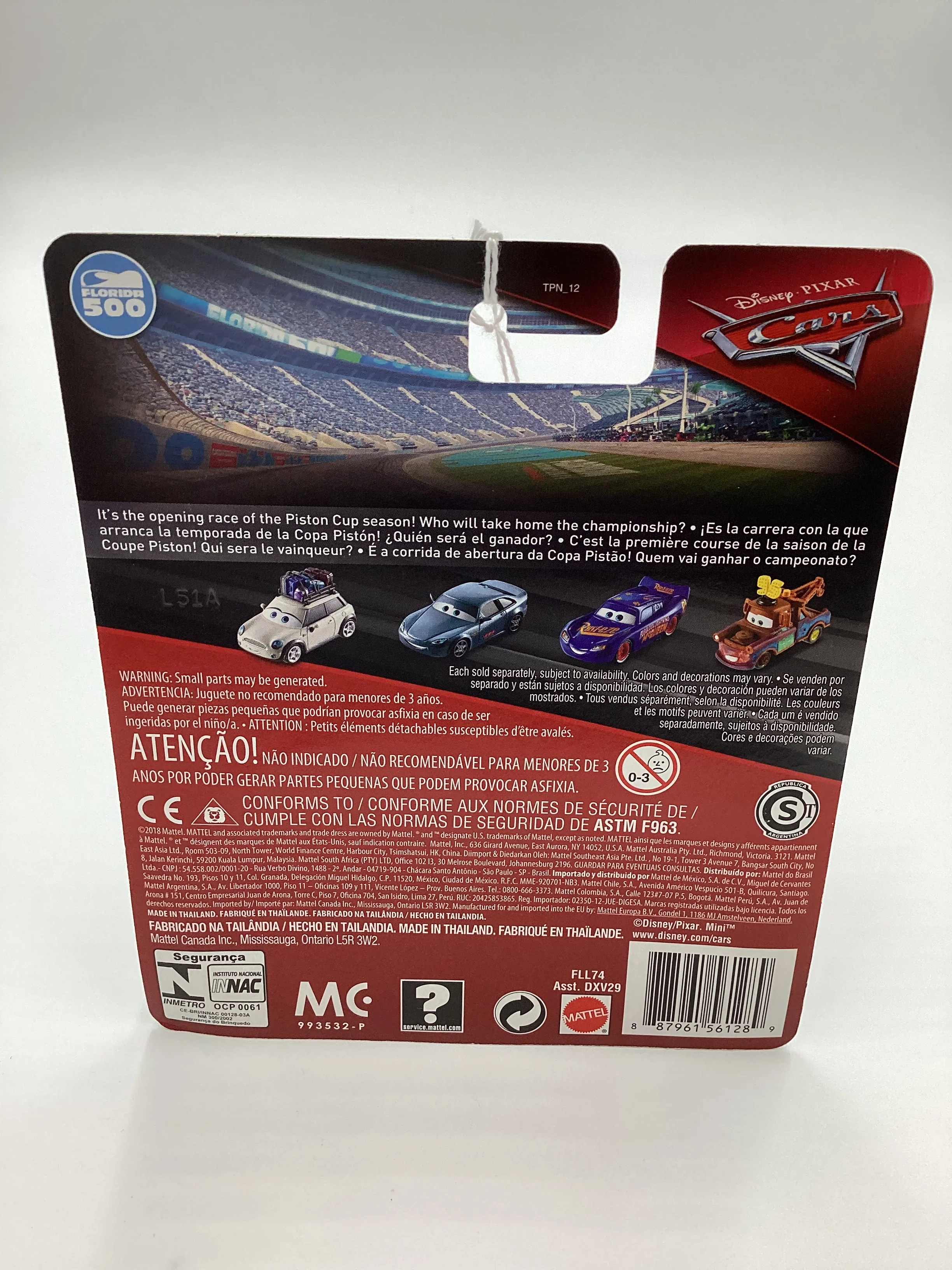 Disney Pixar Cars Florida 500 Steve Hearsell Black - Image 7
