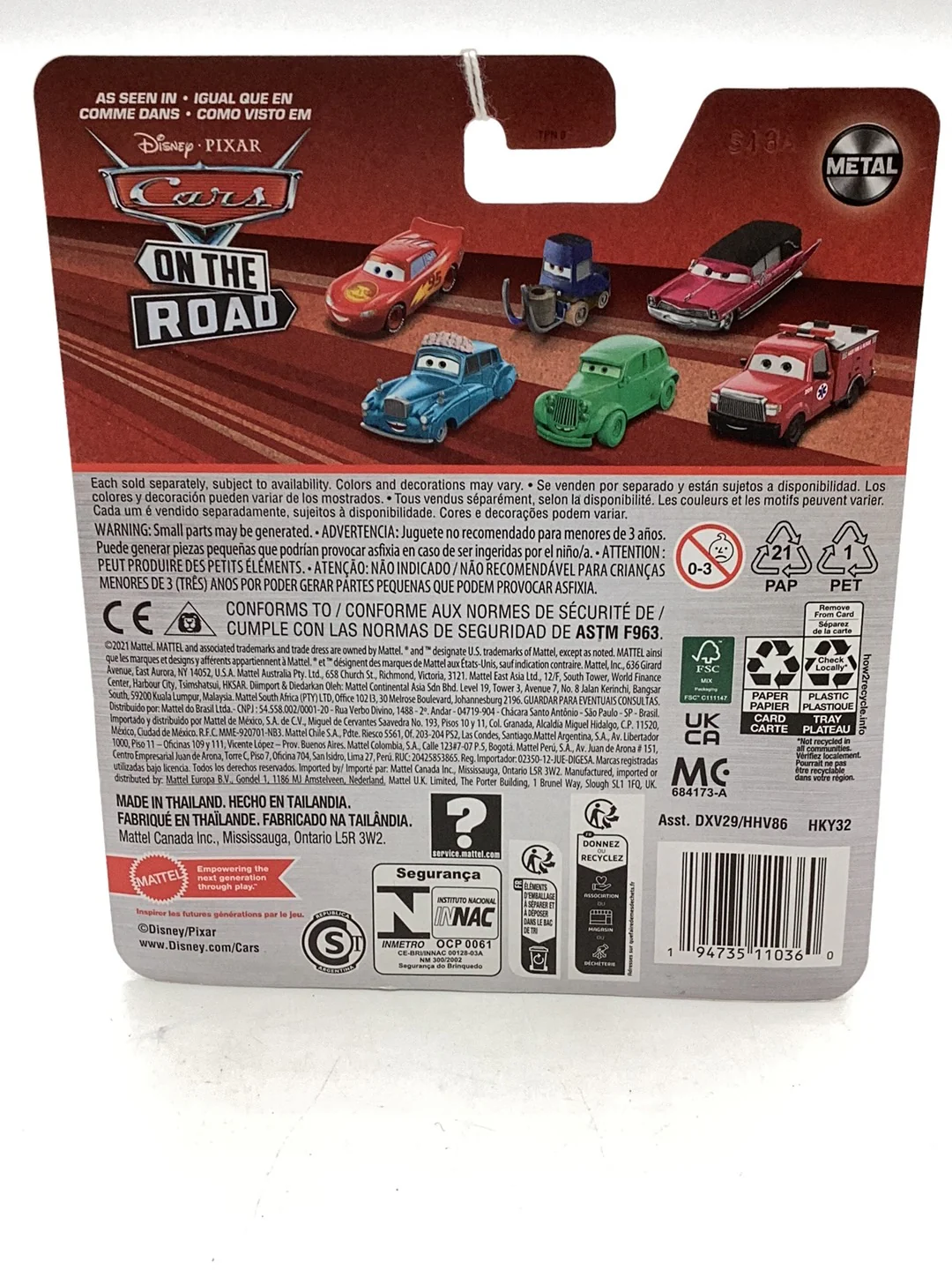 Disney Pixar Cars Gearsten Marshall 140H - Image 7